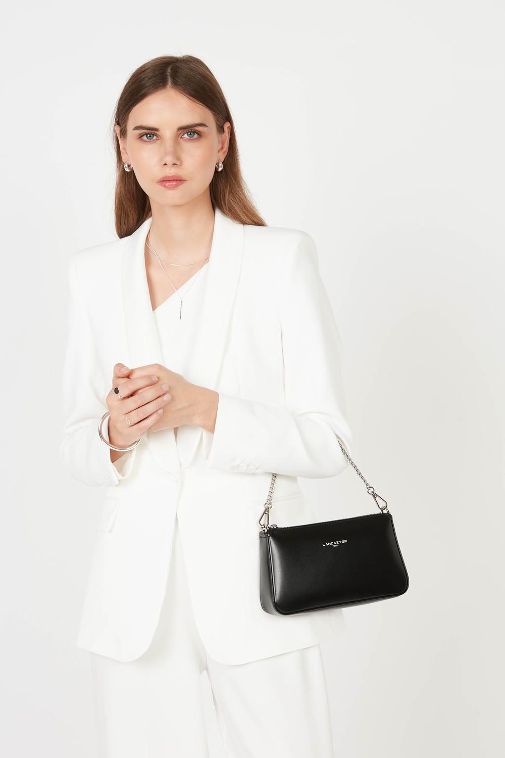 Lancaster Suave Even Leather Bag Camel – gedroen