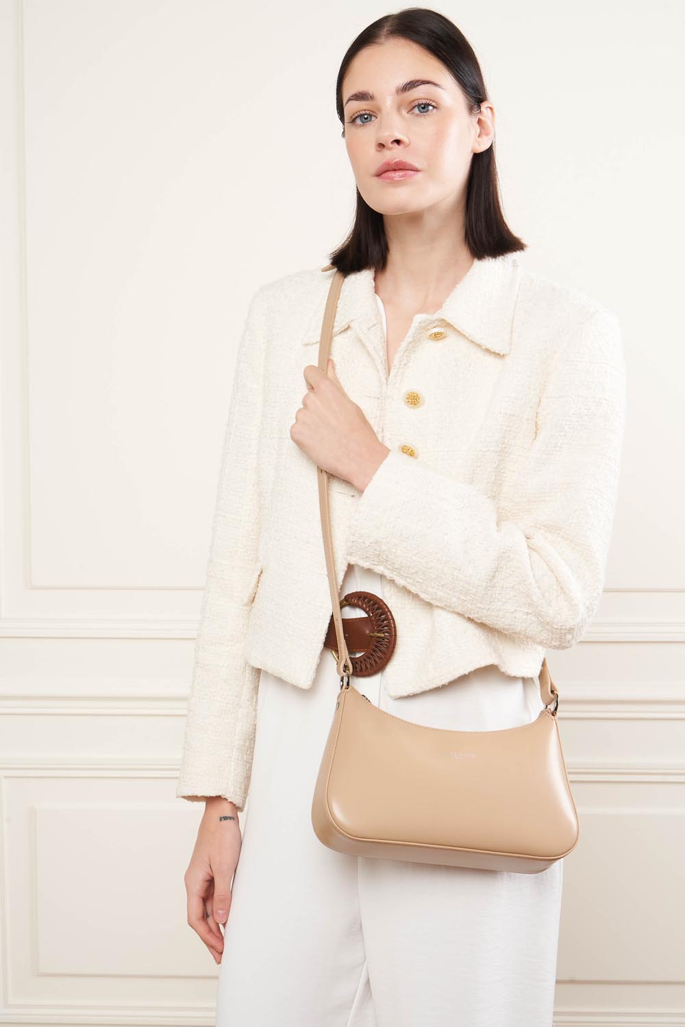 Lancaster Sac trotteur Zippé Suave Ace Poudre – porté