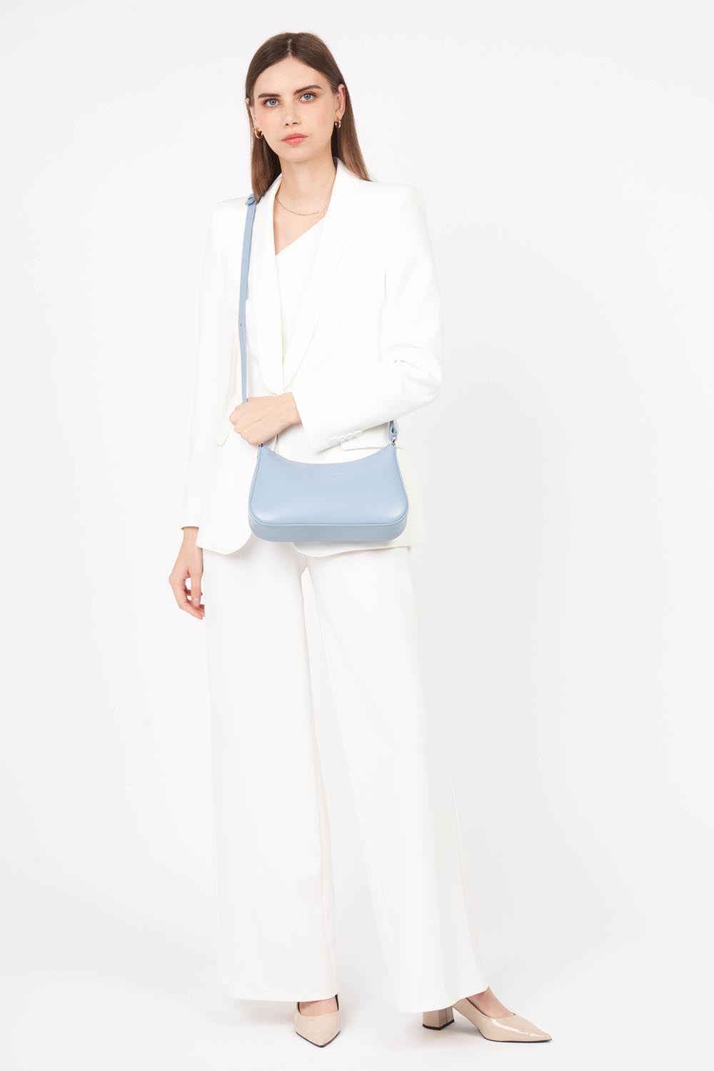 Lancaster Sac trotteur Zippé Suave Ace Poudre – porté