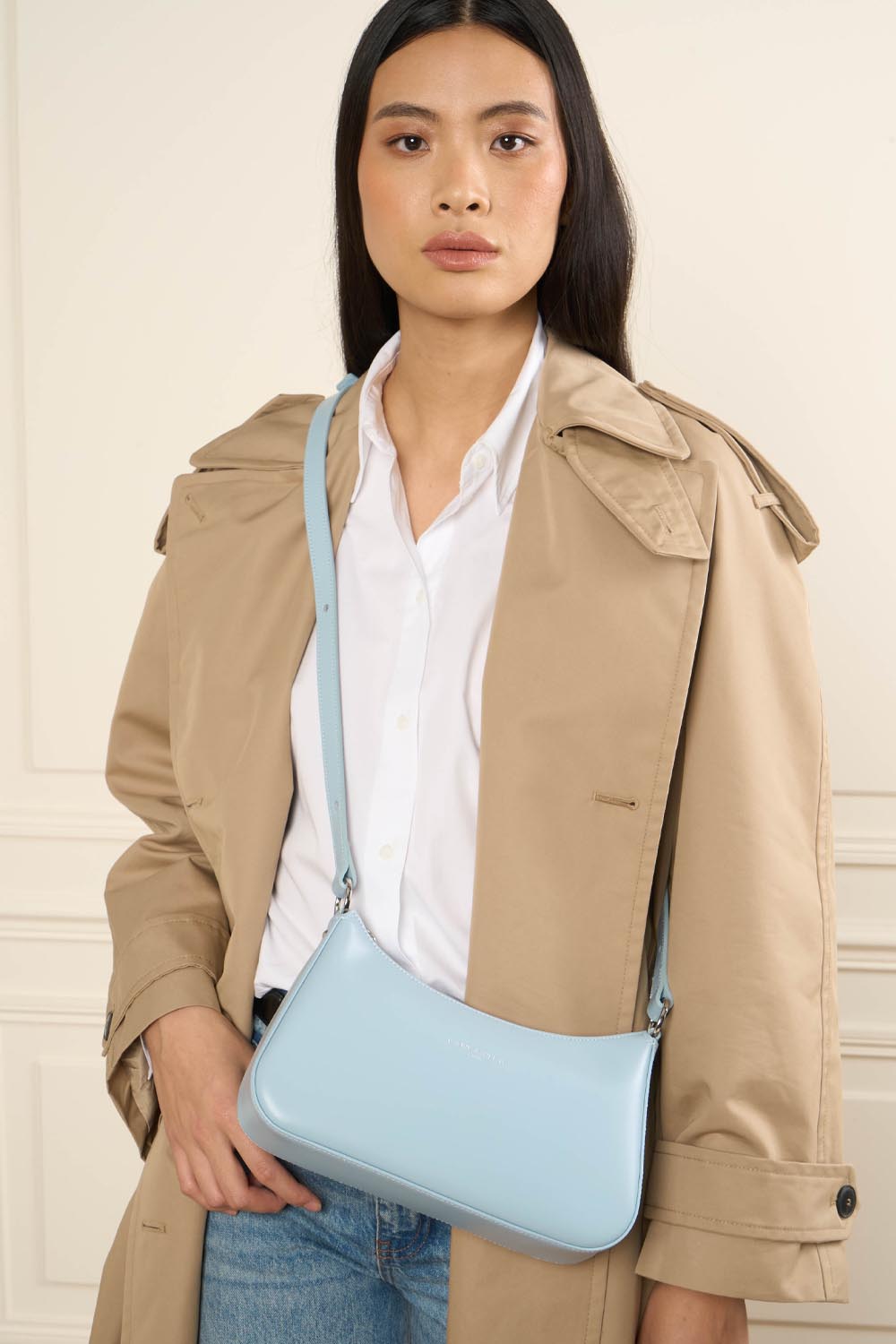 Lancaster Sac trotteur Zippé Suave Ace Poudre – porté