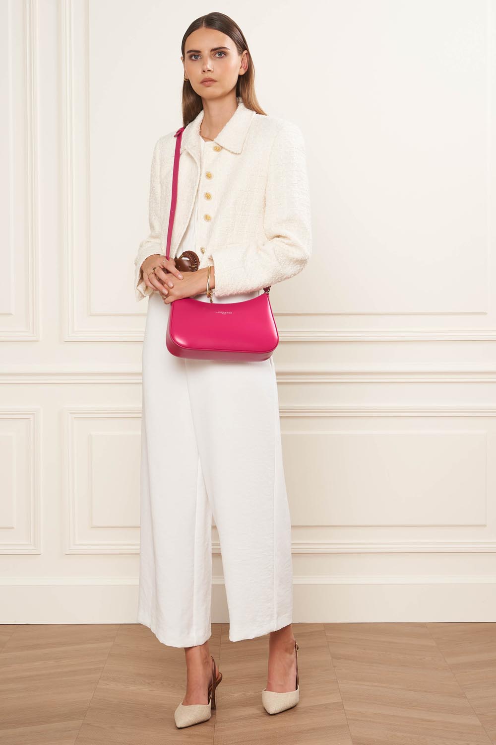 Lancaster Sac trotteur Zippé Suave Ace Poudre – porté