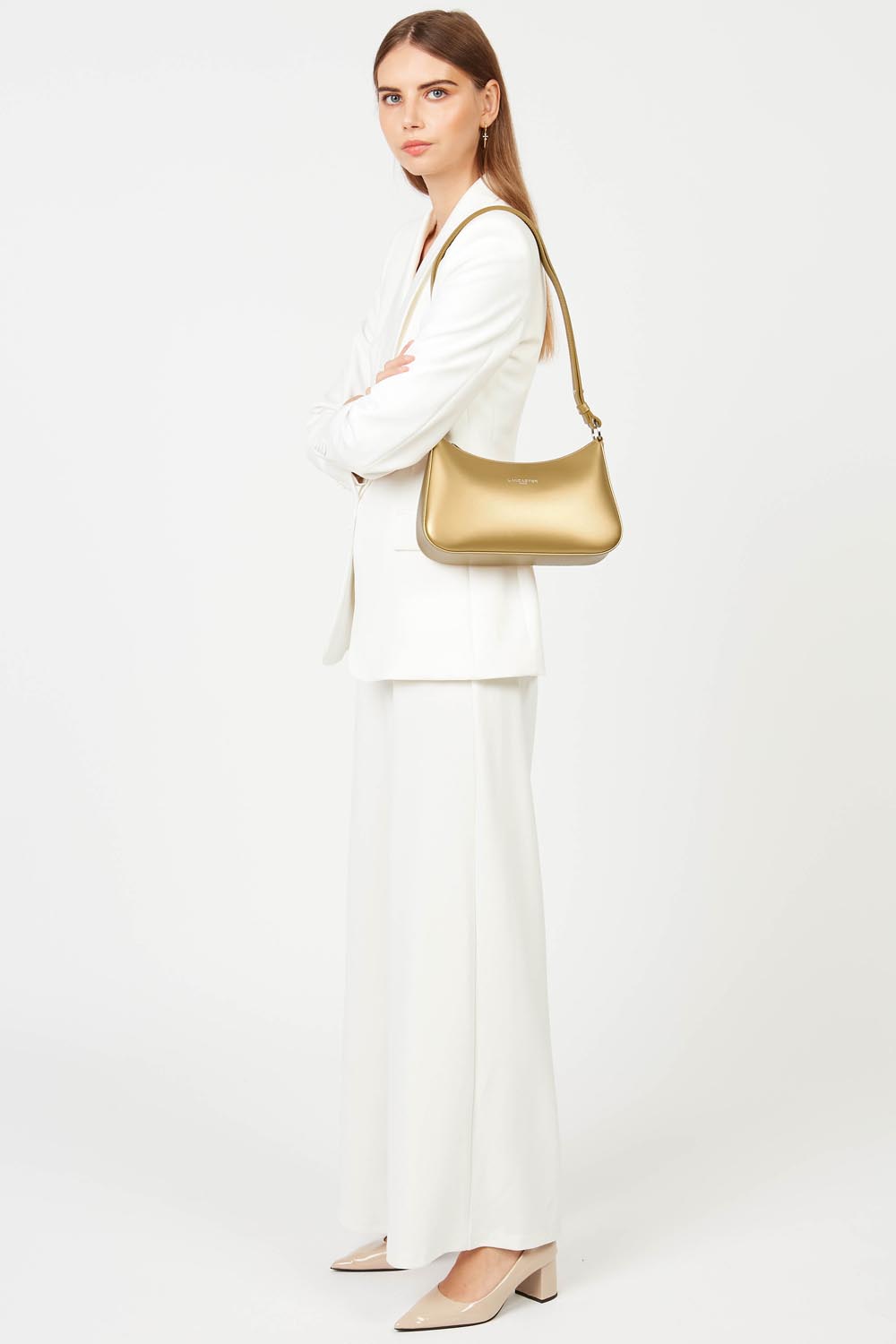 Lancaster Sac trotteur Zippé Suave Ace Poudre – porté