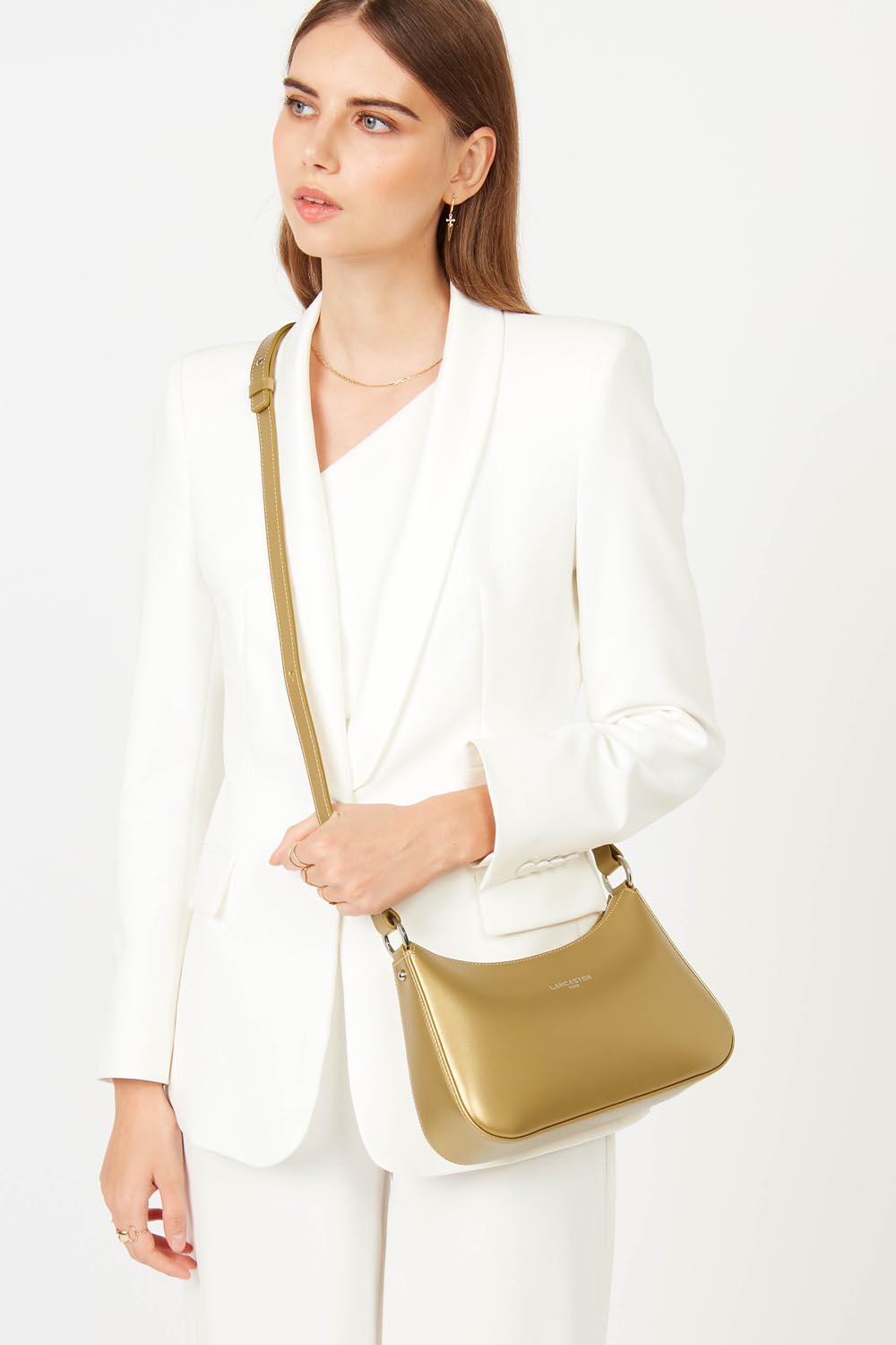 Lancaster Sac trotteur Zippé Suave Ace Poudre – porté