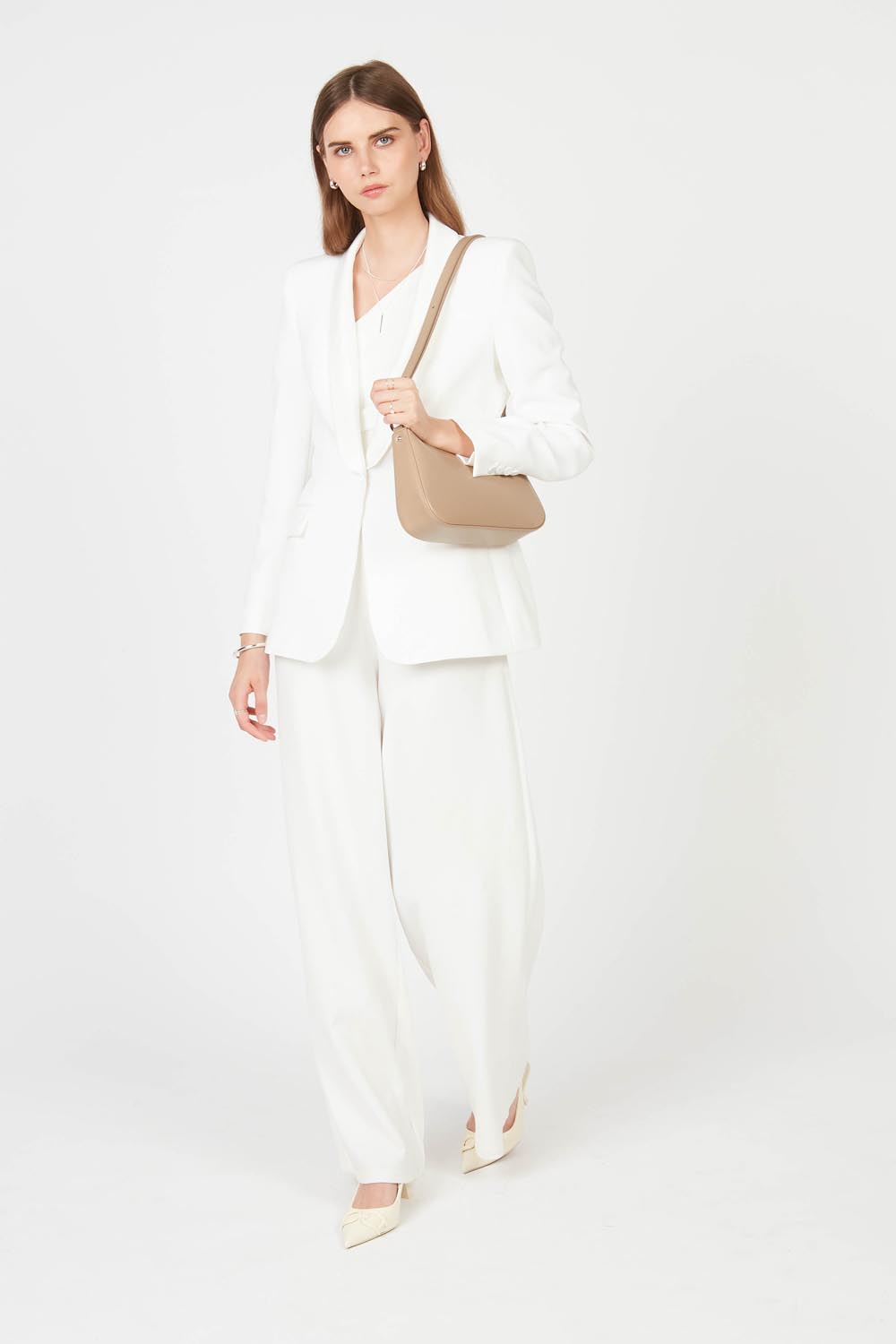 Lancaster Sac trotteur Zippé Suave Ace Poudre – porté