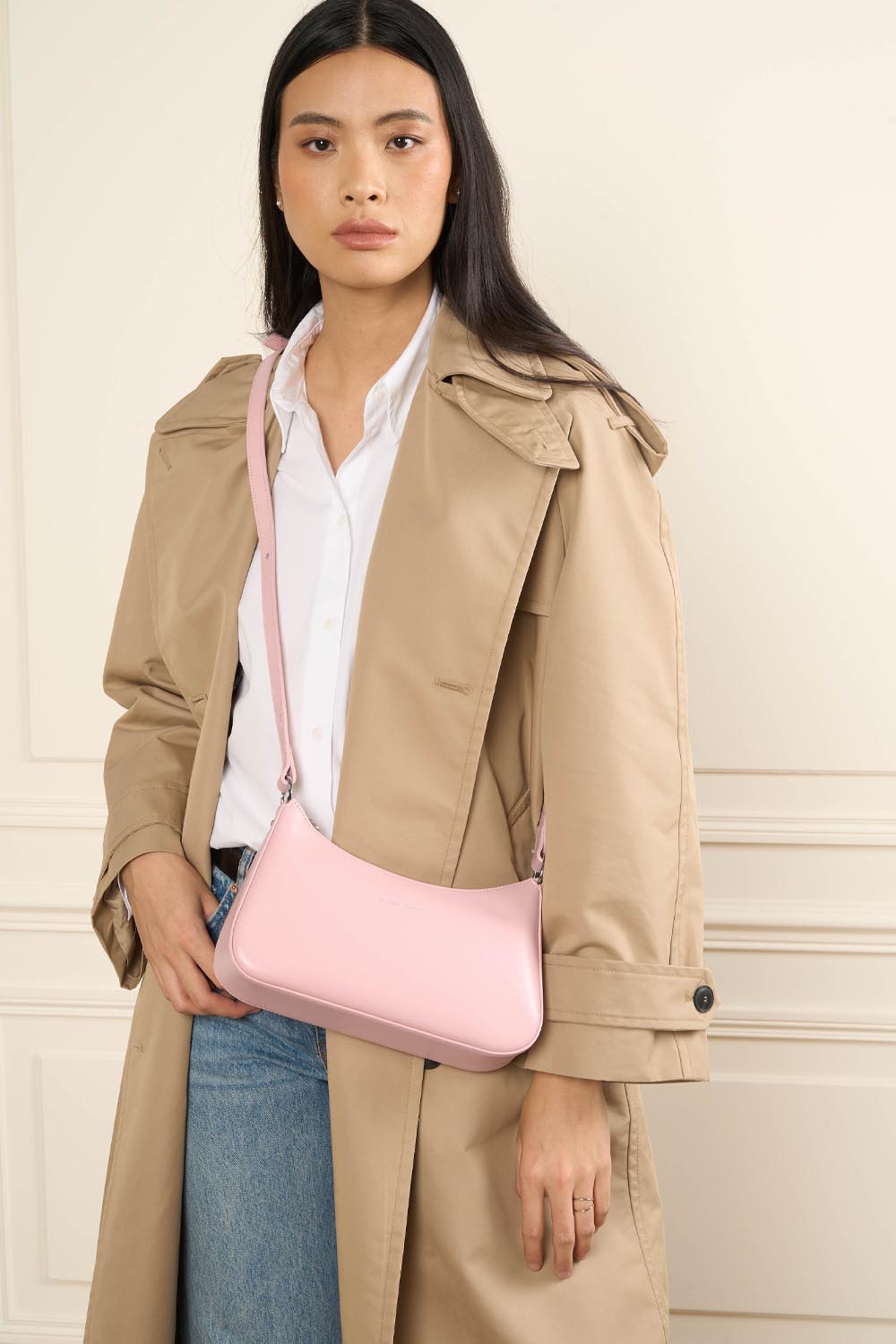 Lancaster Sac trotteur Zippé Suave Ace Poudre – porté