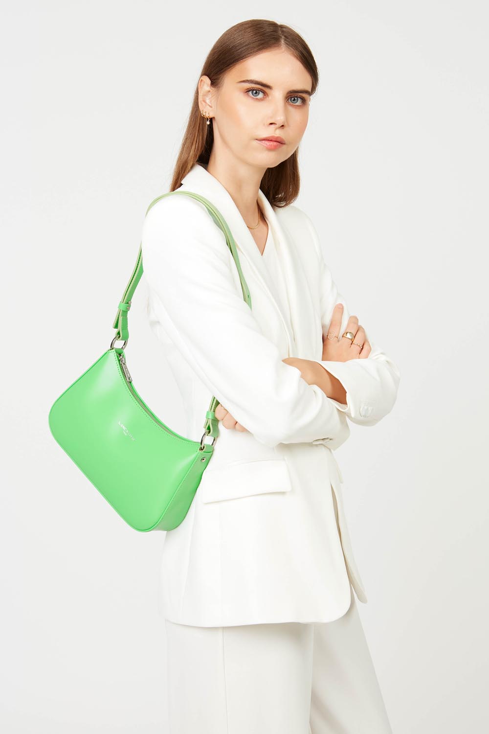 Lancaster Sac trotteur Zippé Suave Ace Poudre – porté