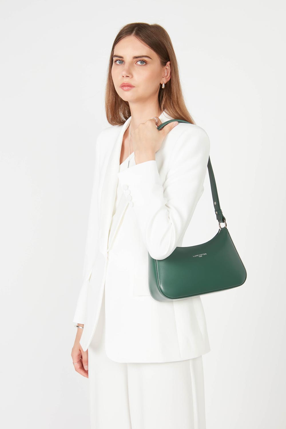 Lancaster Sac trotteur Zippé Suave Ace Poudre – porté