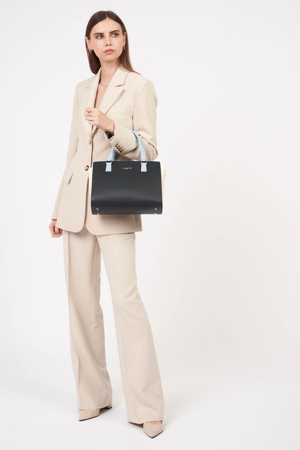 Lancaster Sac à main Zippée M Smooth Carmin – gedroen