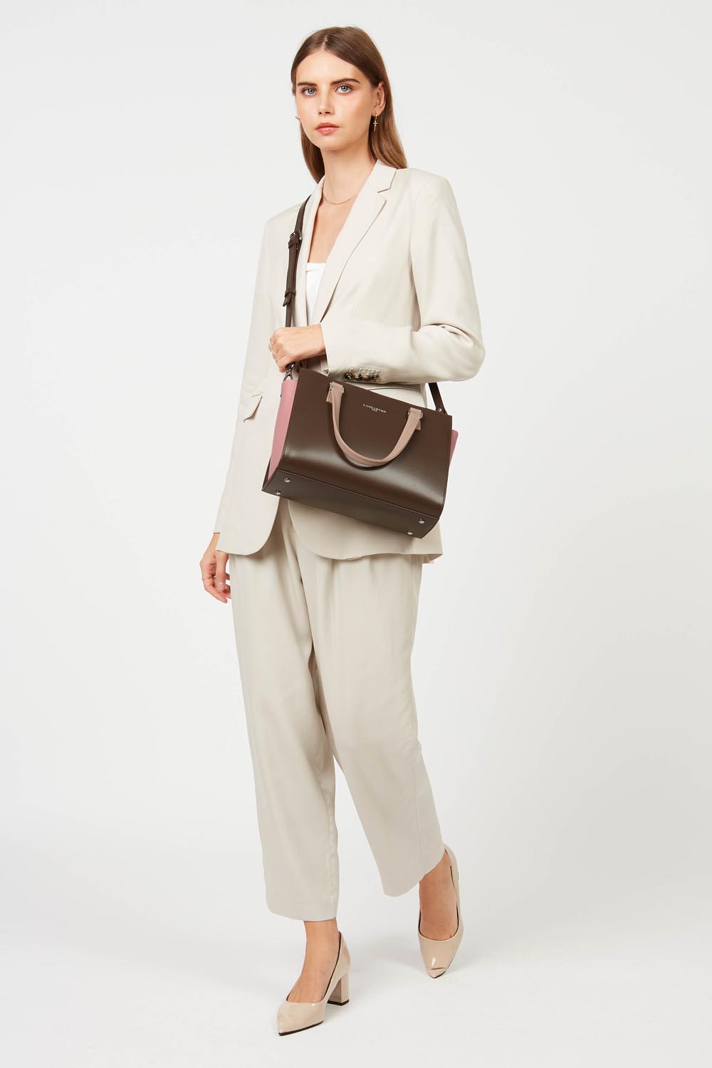 Lancaster Sac à main Zippée M Smooth Carmin – gedroen