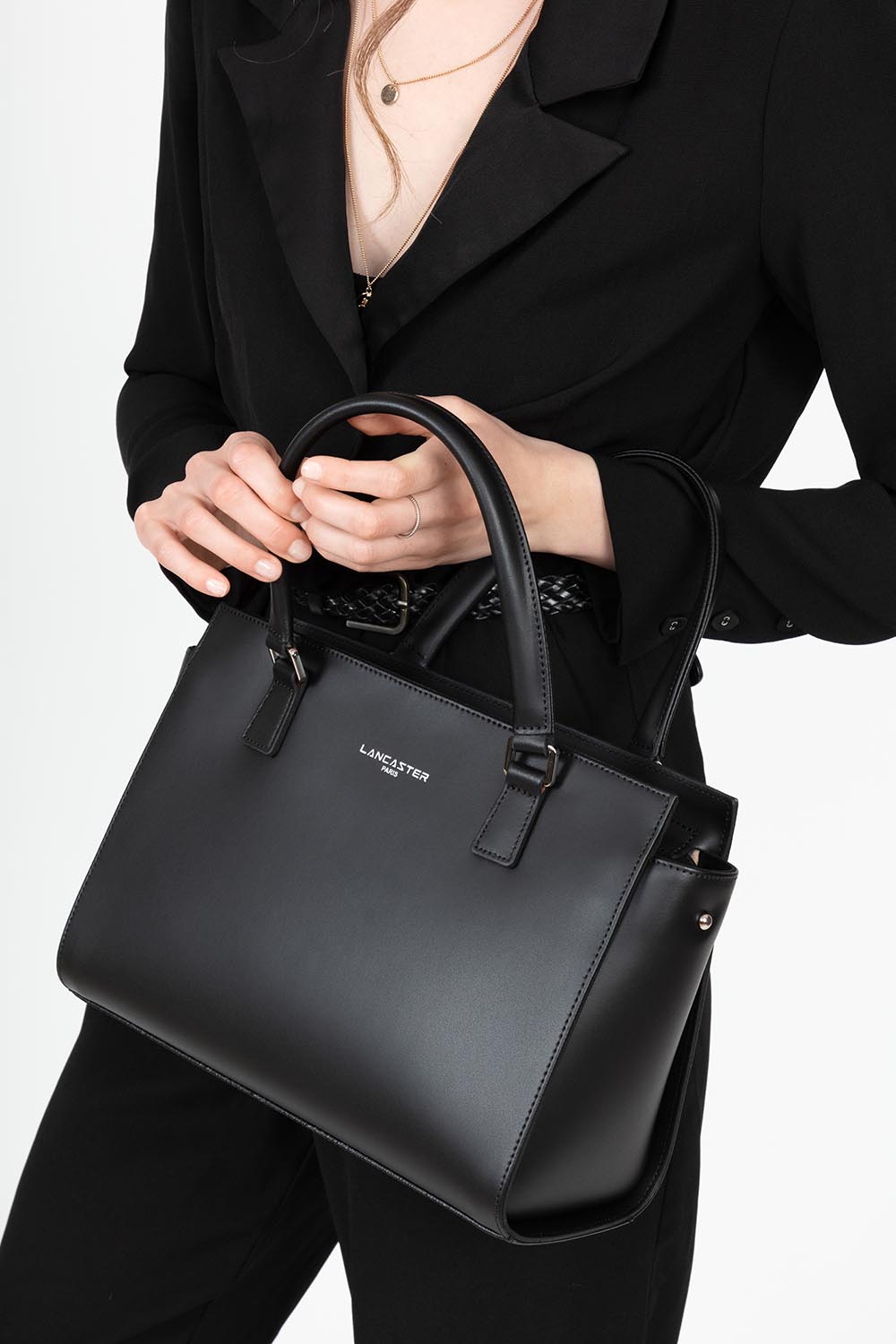 Lancaster Sac à main Zippée M Smooth Carmin – gedroen