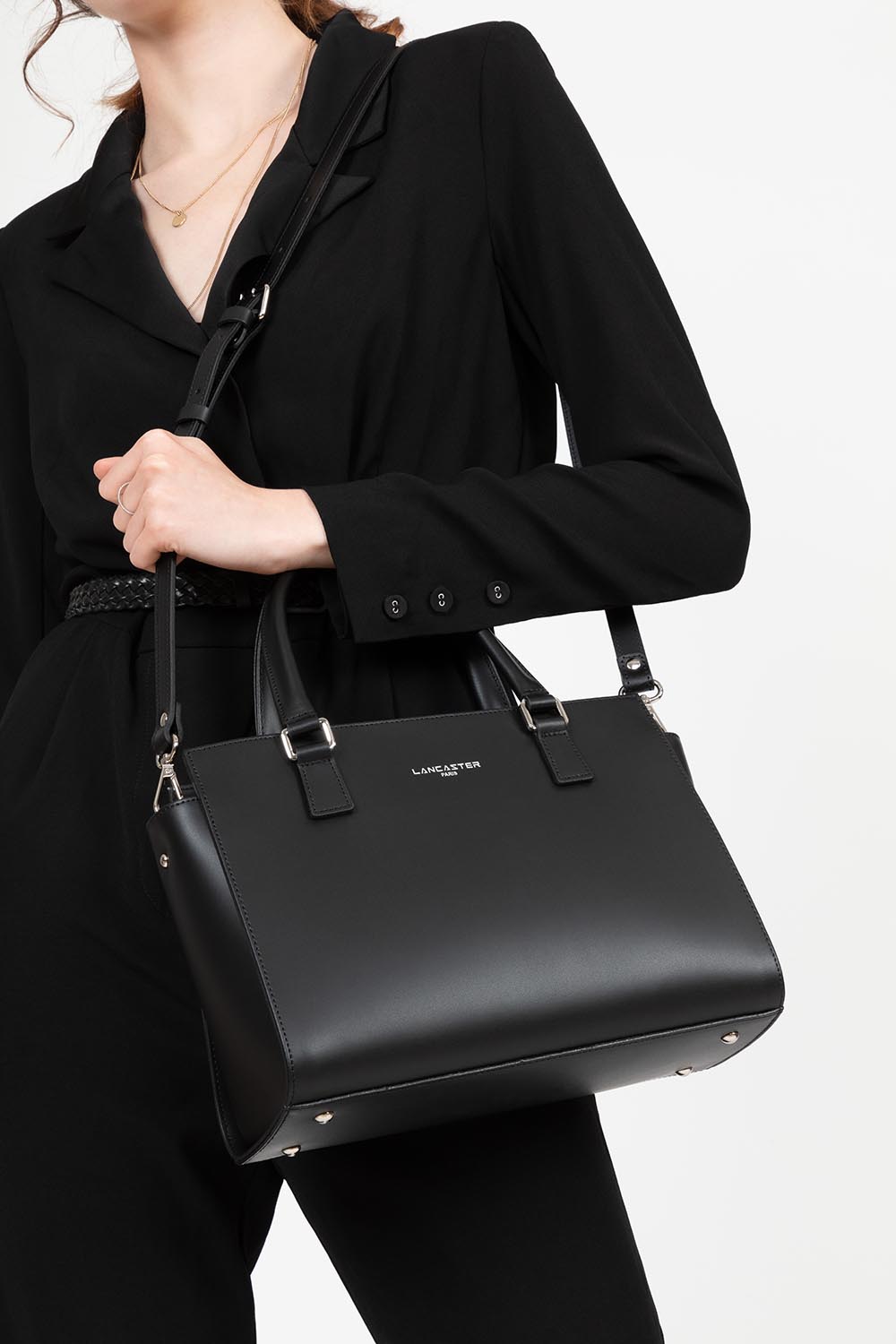 Lancaster Sac à main Zippée M Smooth Carmin – gedroen
