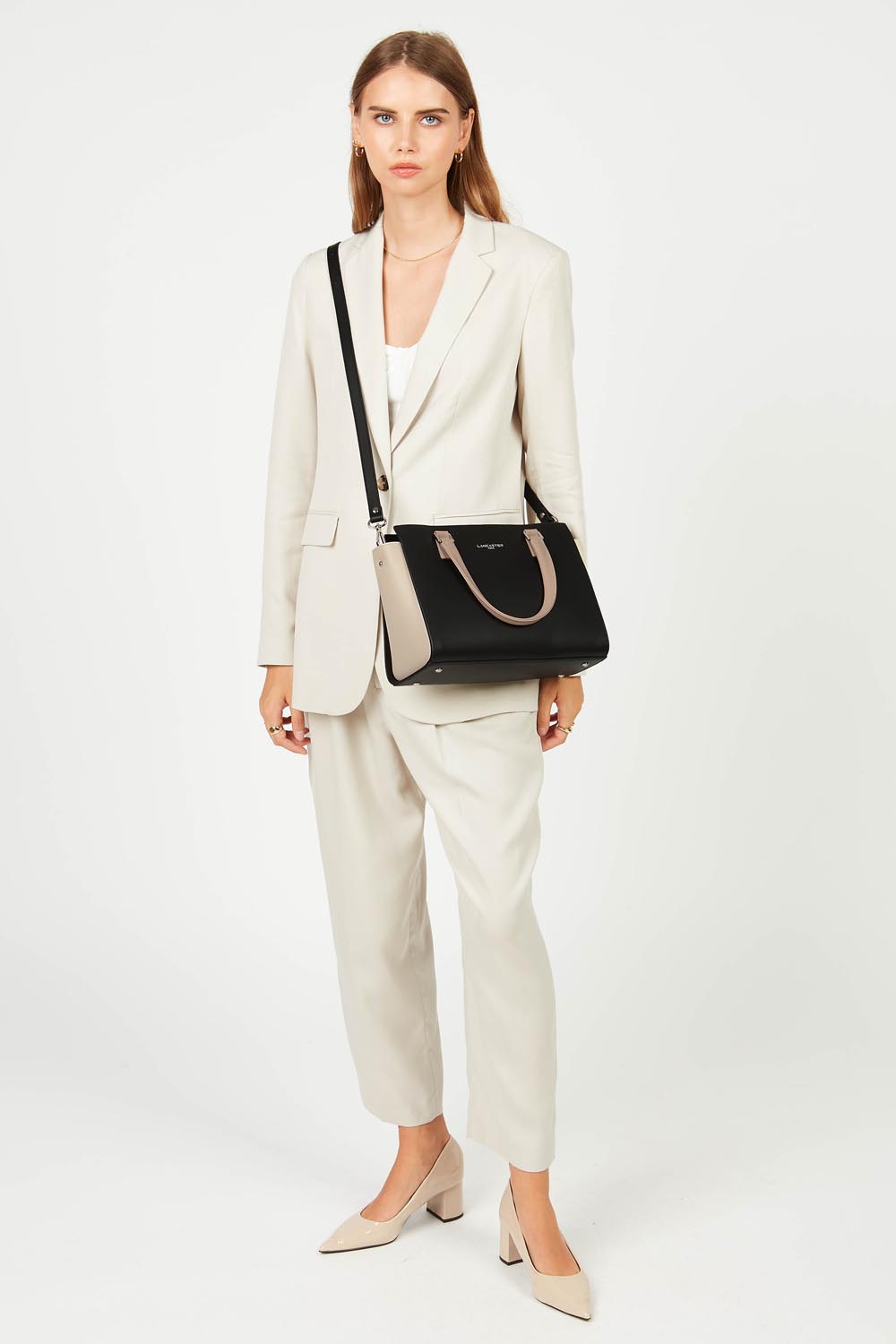 Lancaster Sac à main Zippée M Smooth Carmin – gedroen