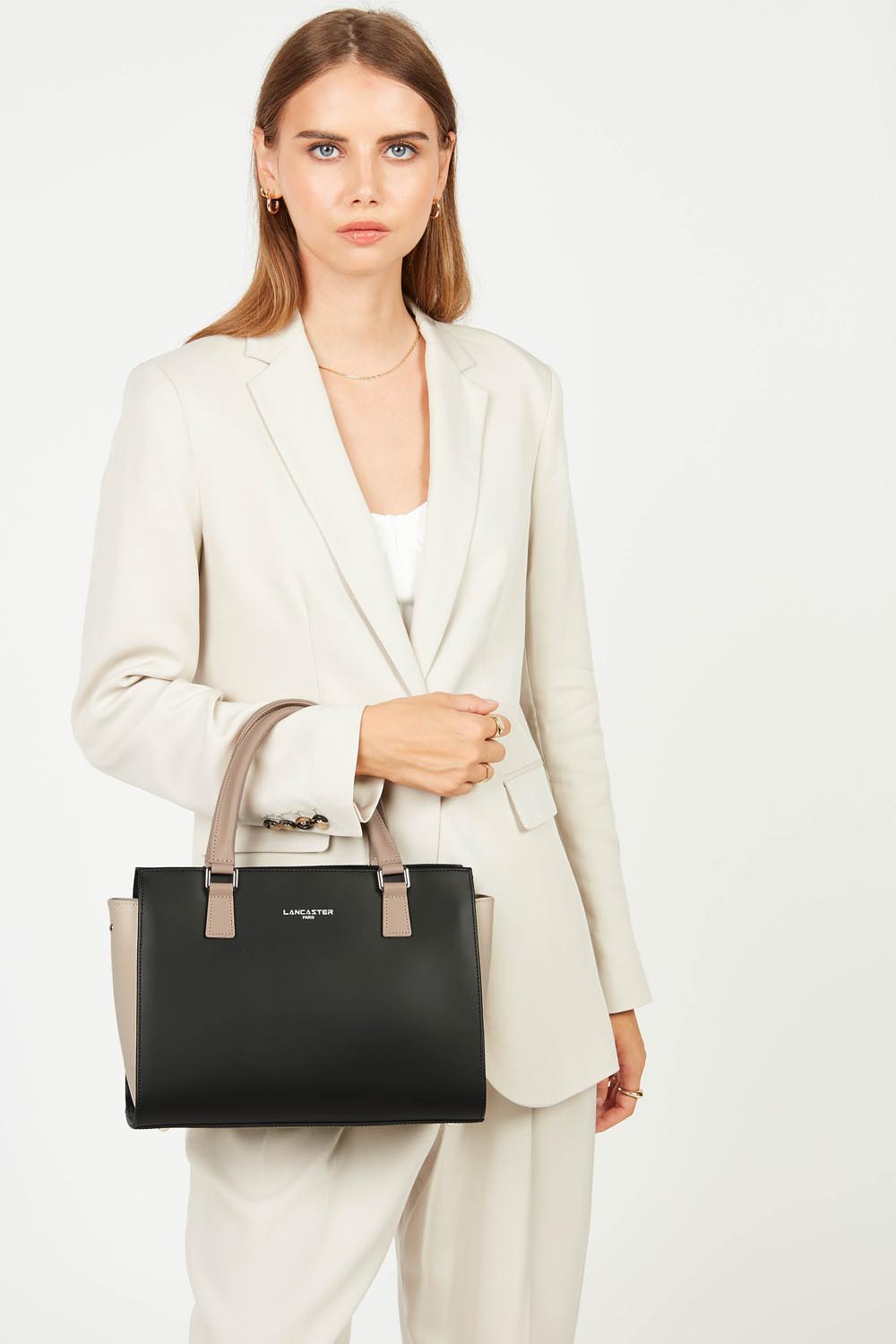 Lancaster Sac à main Zippée M Smooth Carmin – gedroen