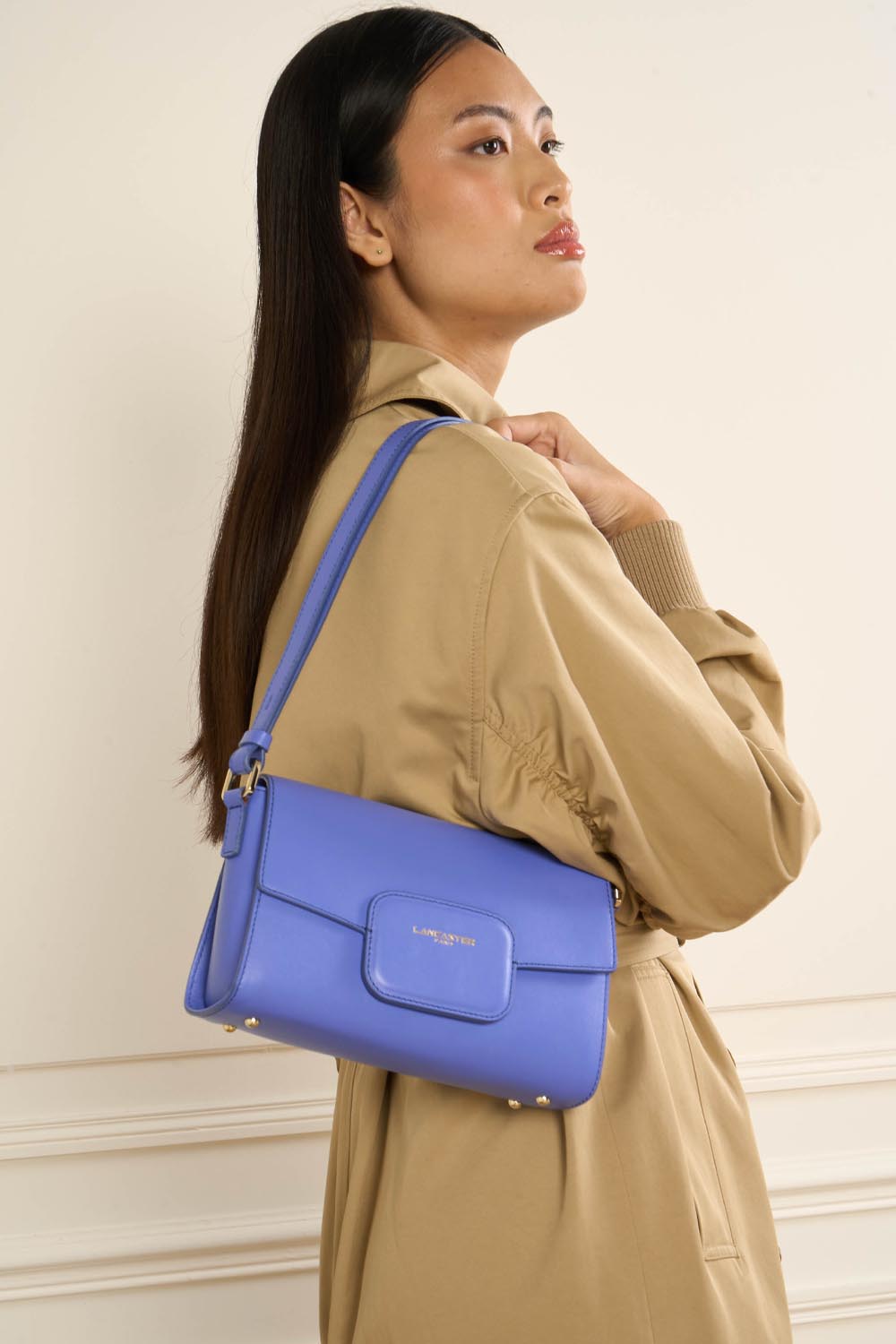 Lancaster Sac Trotteur Paris Pad Noir – porté