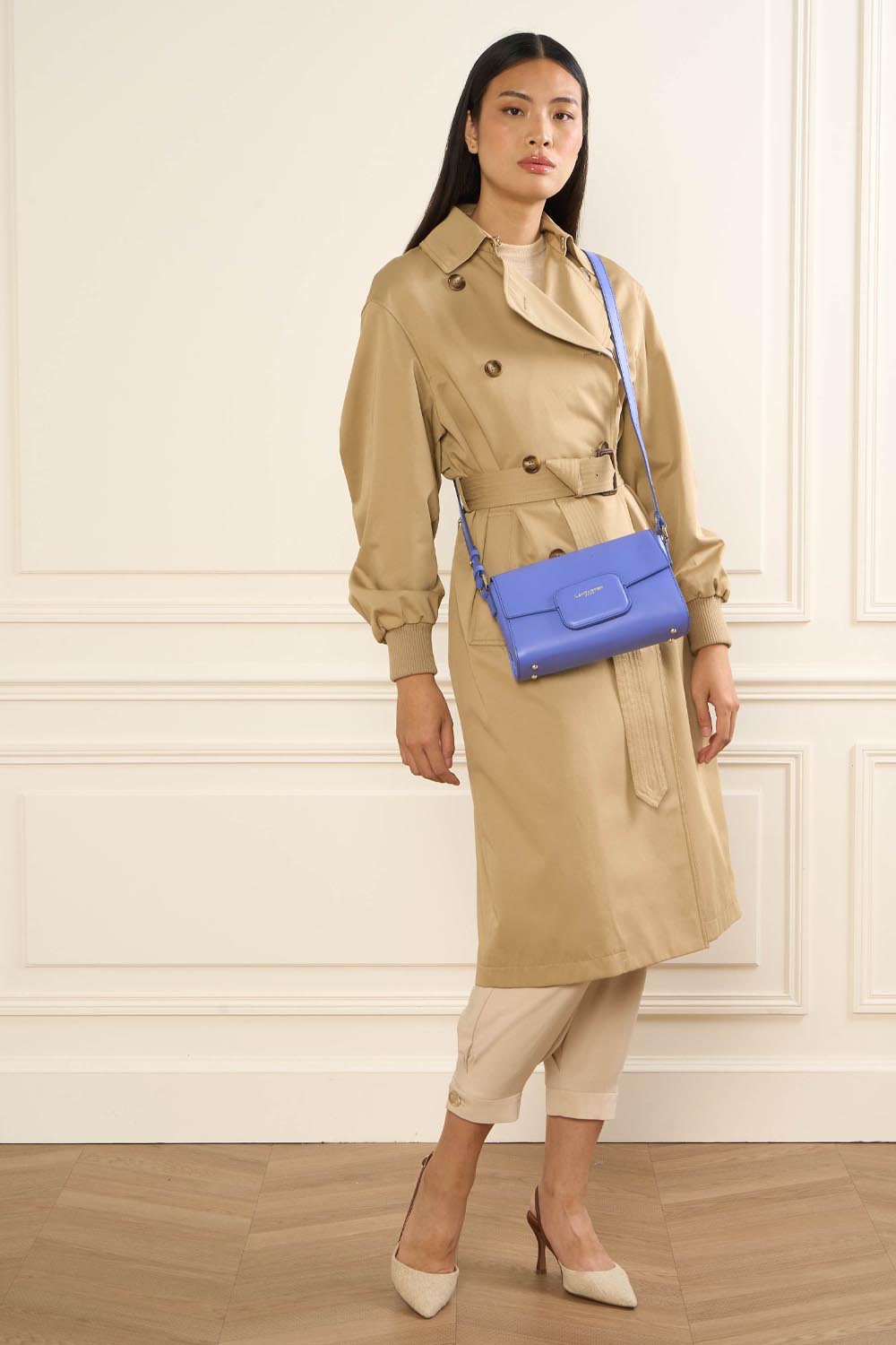 Lancaster Sac Trotteur Paris Pad Noir – porté