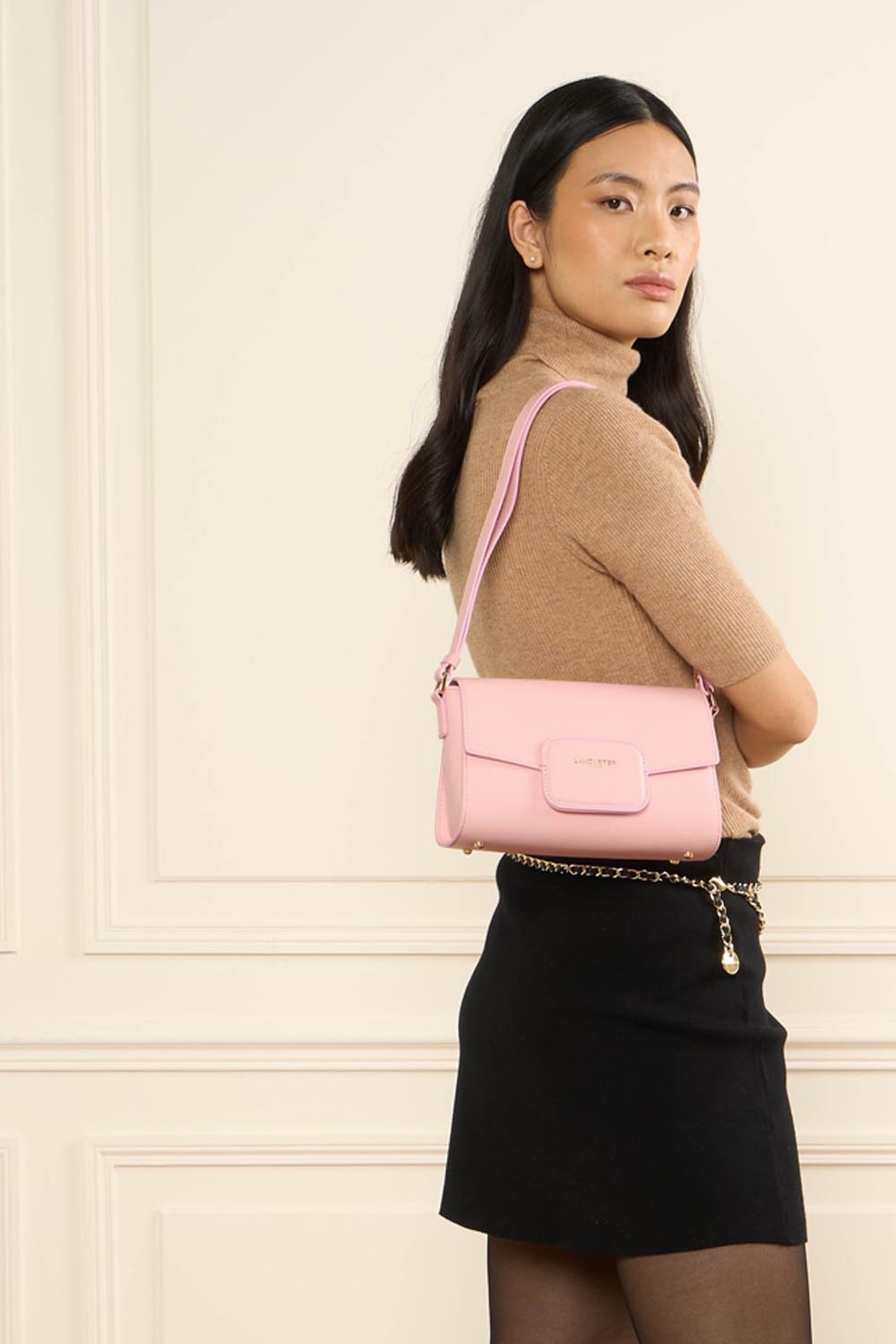 Lancaster Sac Trotteur Paris Pad Noir – porté