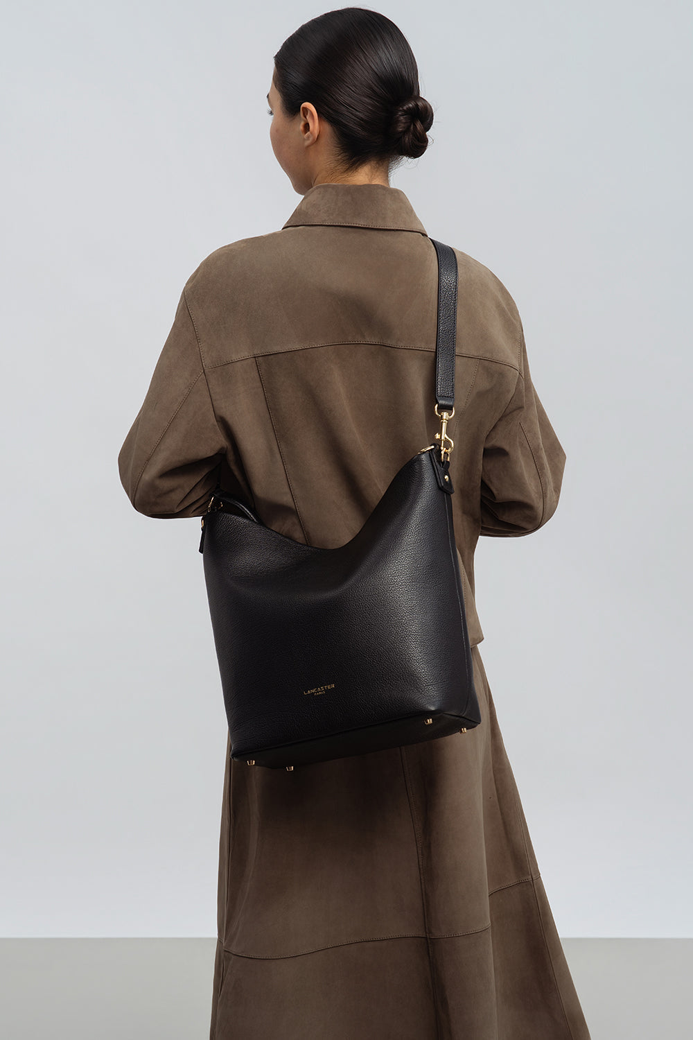 Lancaster Bolso cubo Con cremallera L Dune Borgoña Oscuro – llevado