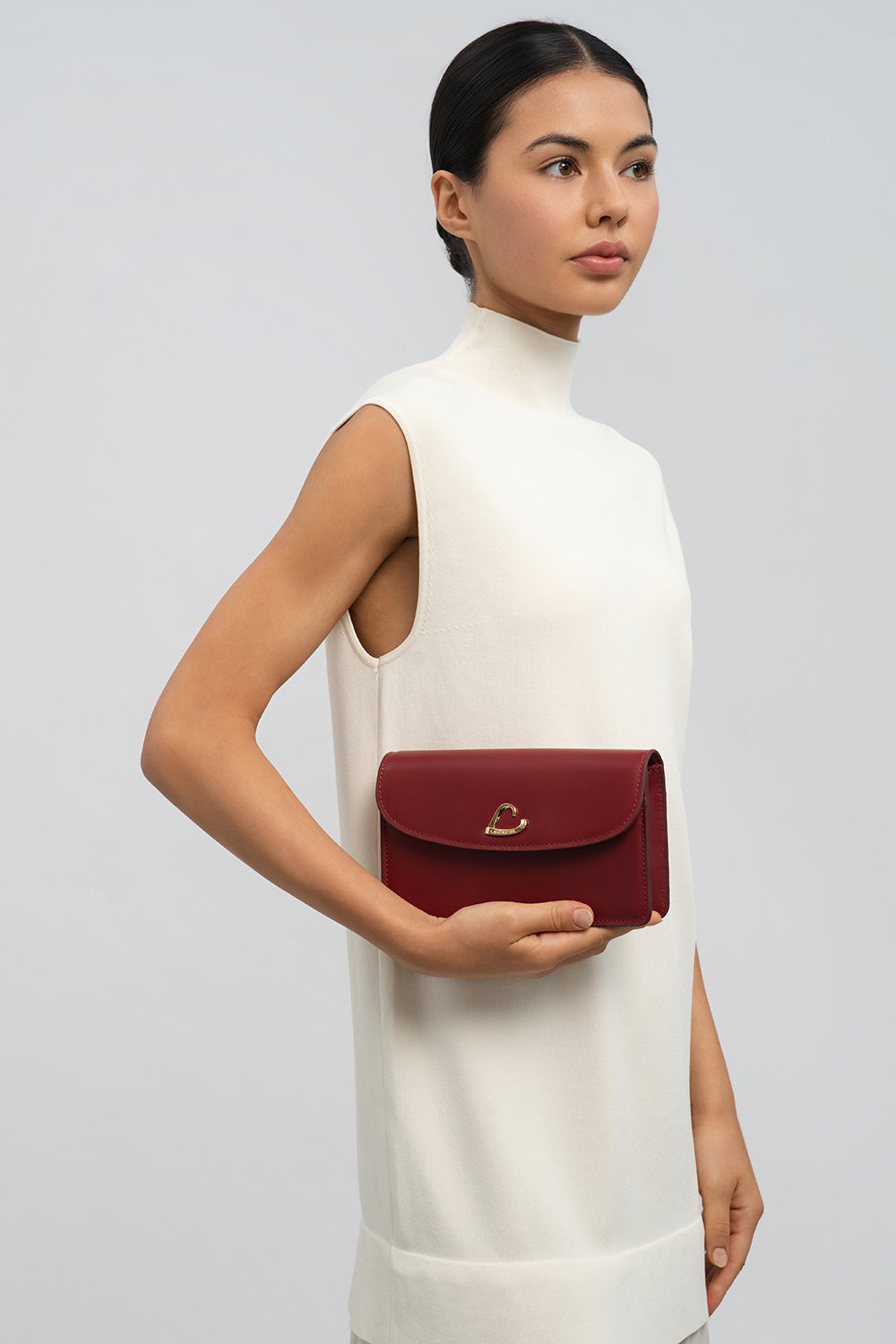 Lancaster Bolso con solapa magnética Paris Philos Rojo – llevado