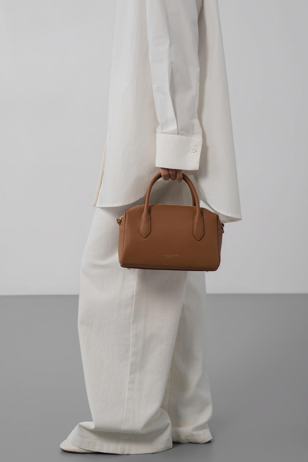 Lancaster Sac trotteur Zippé Donna Cube Bleu Jeans – porté