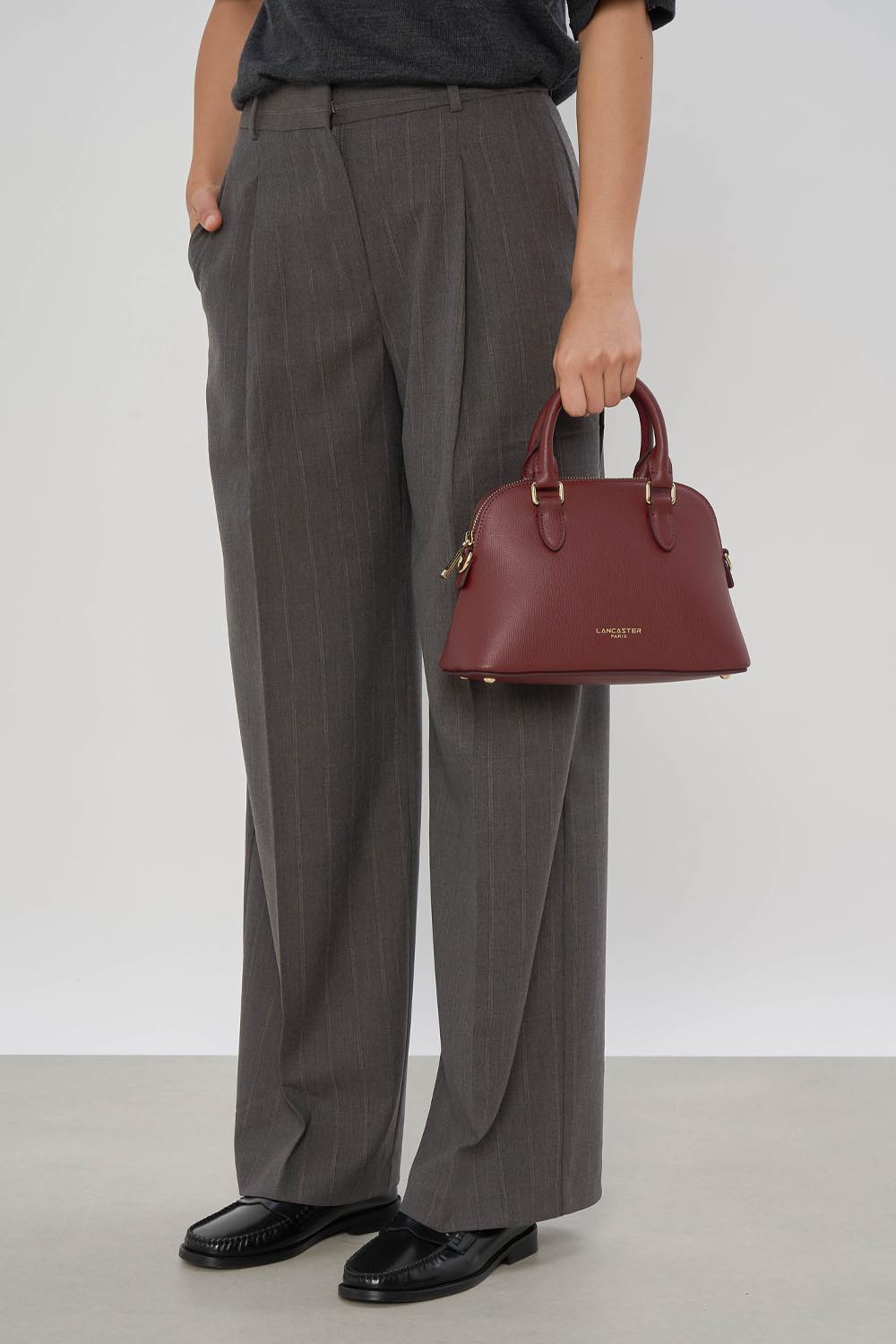 Lancaster Sac demi lune Zippé M Sierra Jia Galet – porté