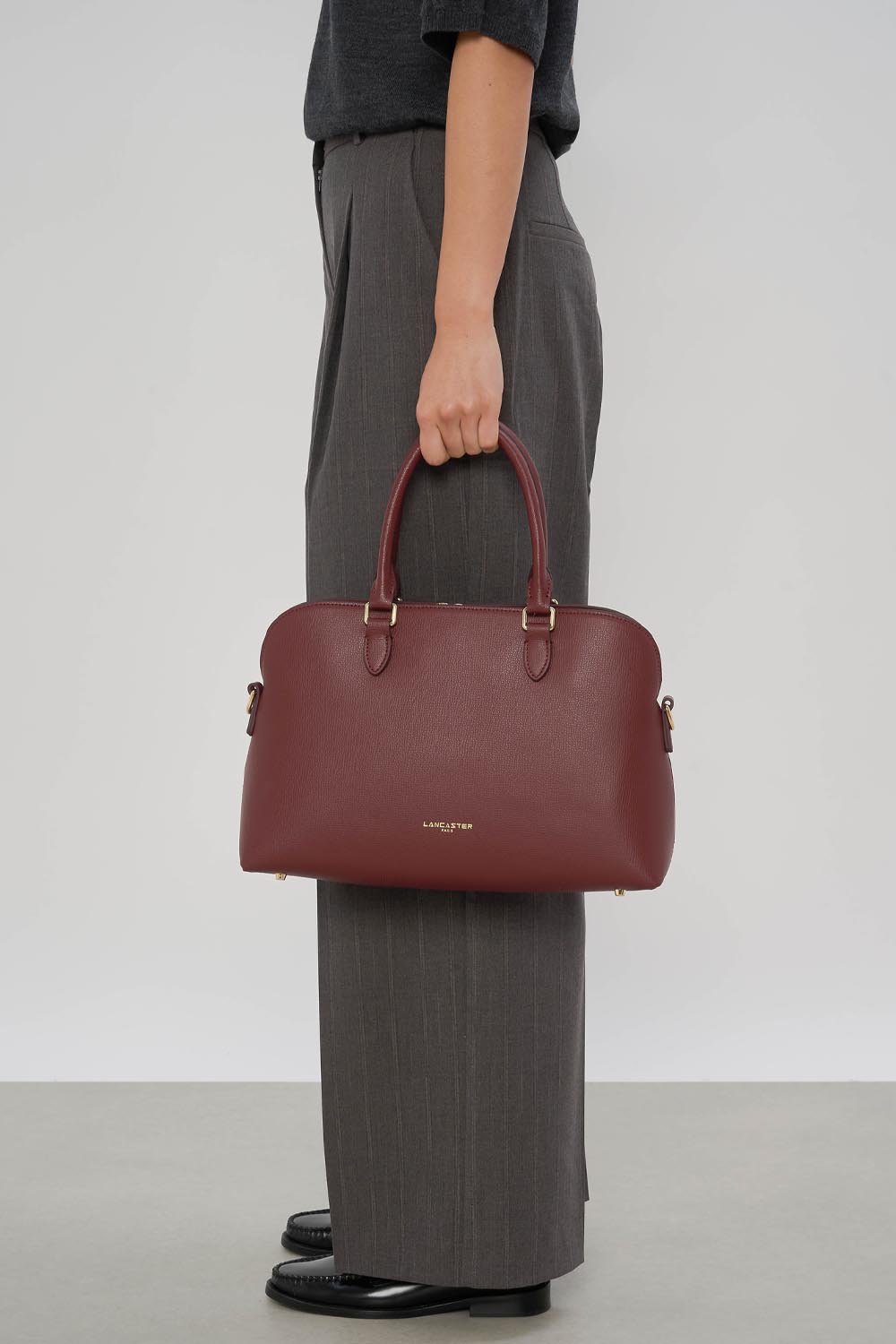 Sac demi-lune zippé Lancaster Sierra Jia Sable – gedroen