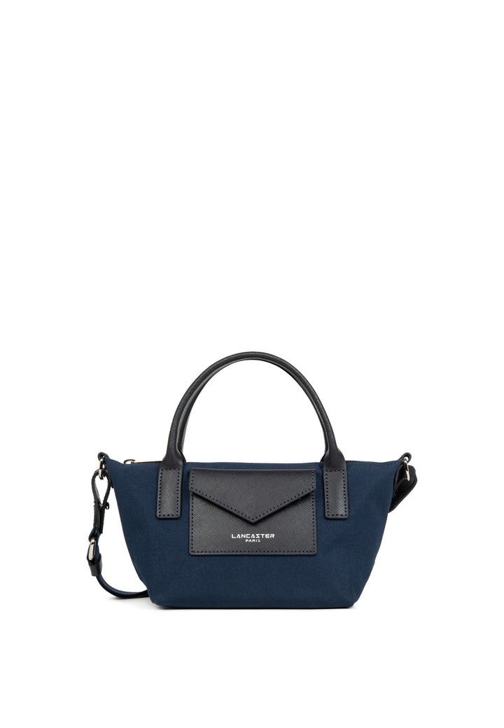 Lancaster Mini Sac à Main Smart KBA Bleu foncé, vue de face