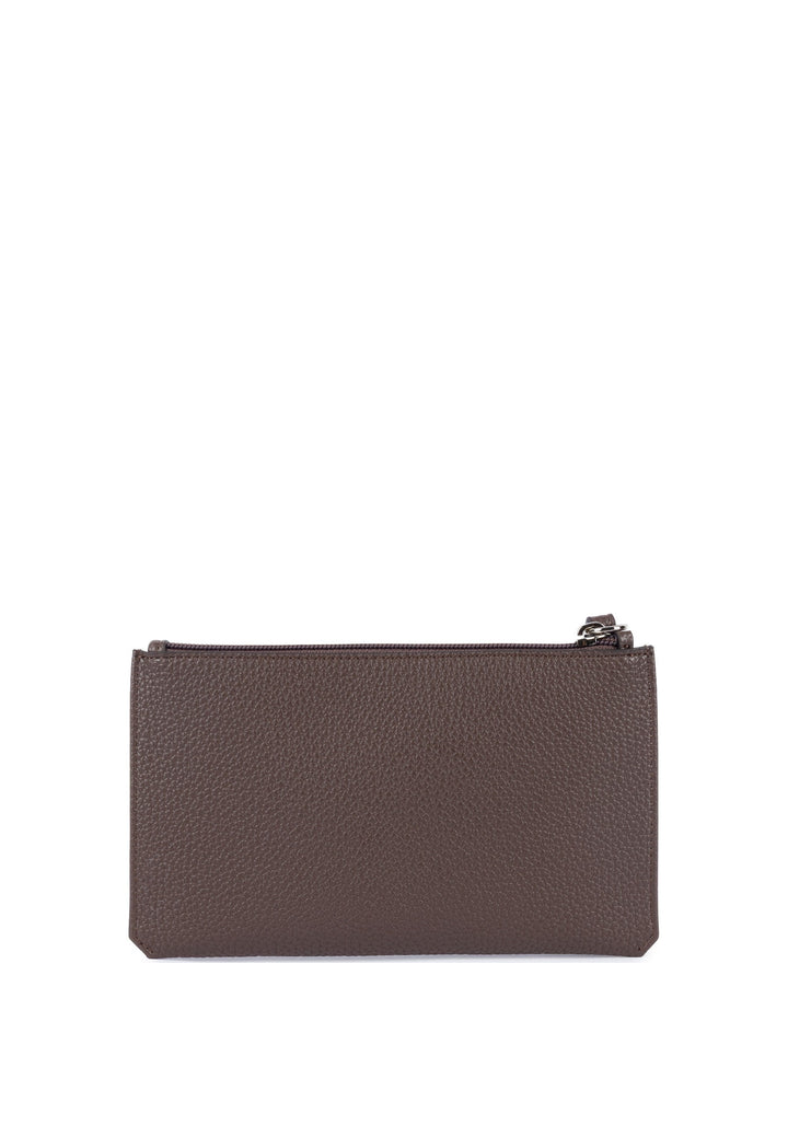 Lancaster Pochette Zippé Maya Double KBA Marron, vue de dos