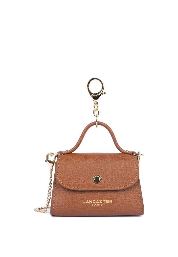 Lancaster Porte-monnaie A rabat avec pression Nano Sierra PM Camel — vue de face