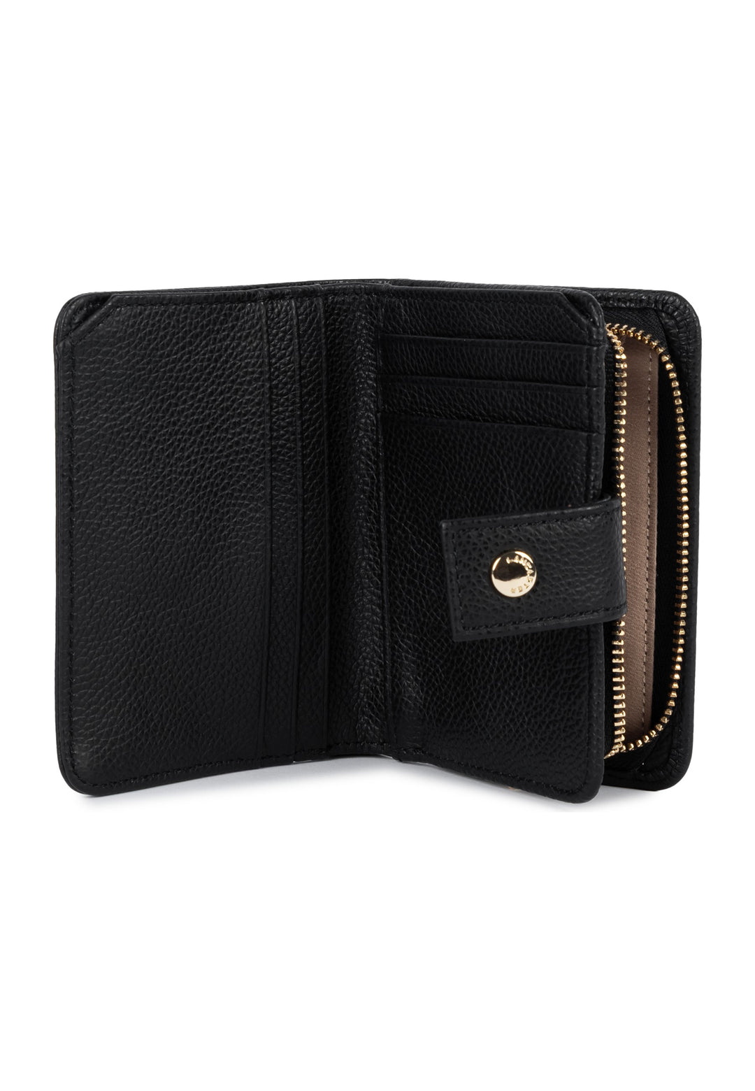 Lancaster Portefeuille Avec Pression Milano Ana Noir — vue interieure