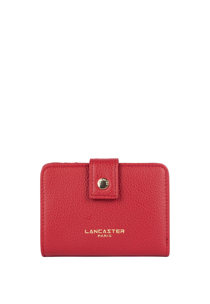 Lancaster Portefeuille Avec Pression Milano Ana Rouge — vue de face