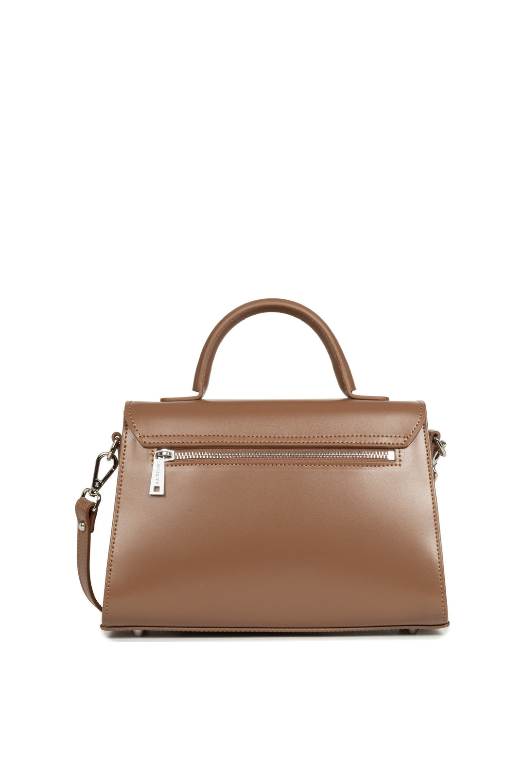 Lancaster Sac à main A rabat avec fermoir M Suave Even Noisette — vue de dos