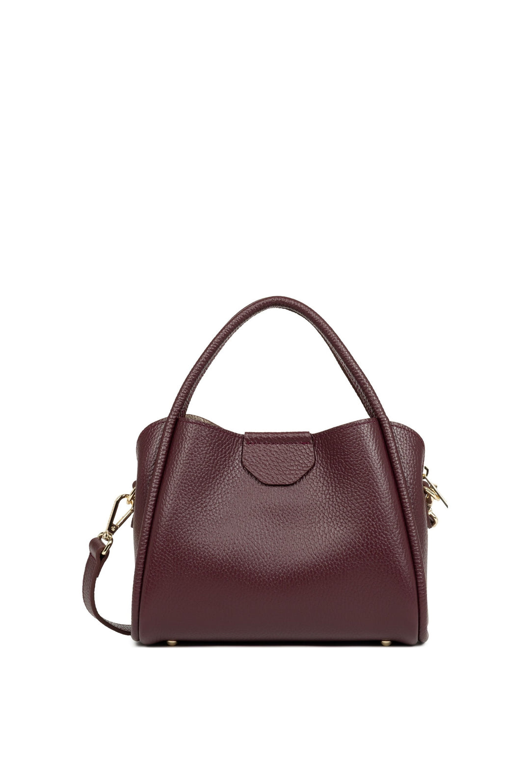 Lancaster Sac à main Aimantée S Ida Double Bordeaux foncé — vue de dos