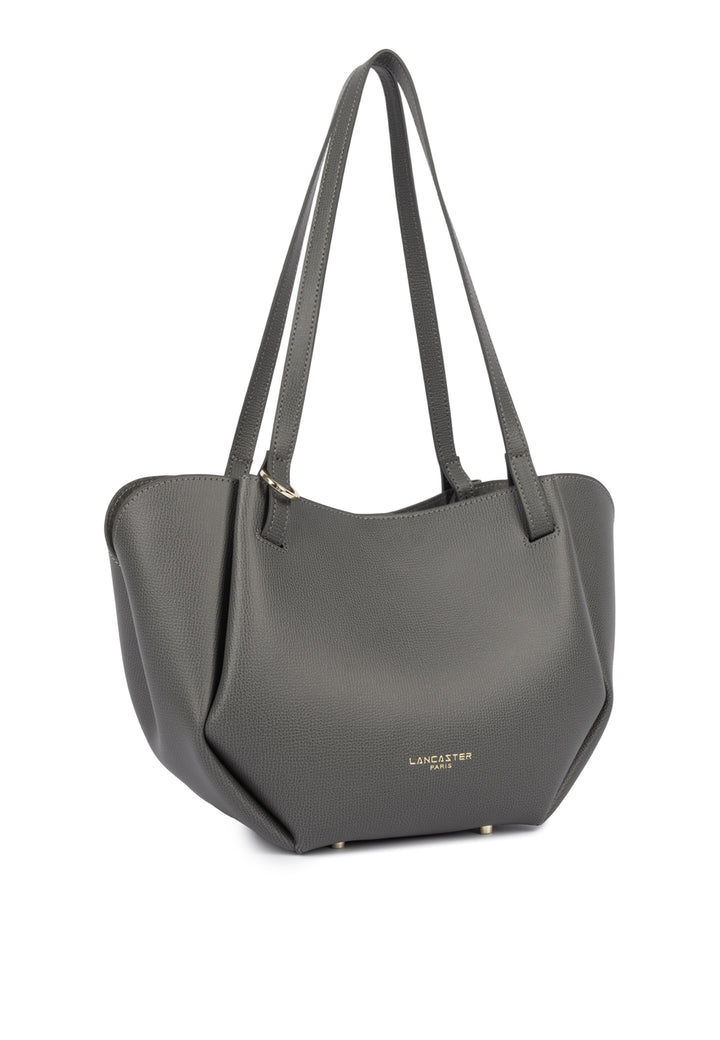 Lancaster Sac cabas épaule Avec Pression Sierra Haus Gris, vue de cote