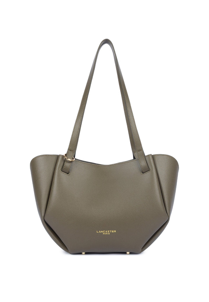 Lancaster Sac cabas épaule Avec Pression Sierra Haus Kaki — vue de face