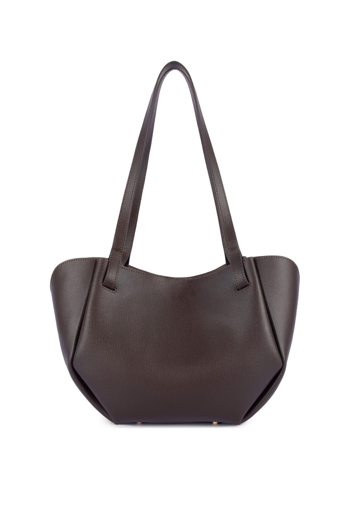 Lancaster Sac cabas épaule Avec Pression Sierra Haus Marron Foncé — vue de dos