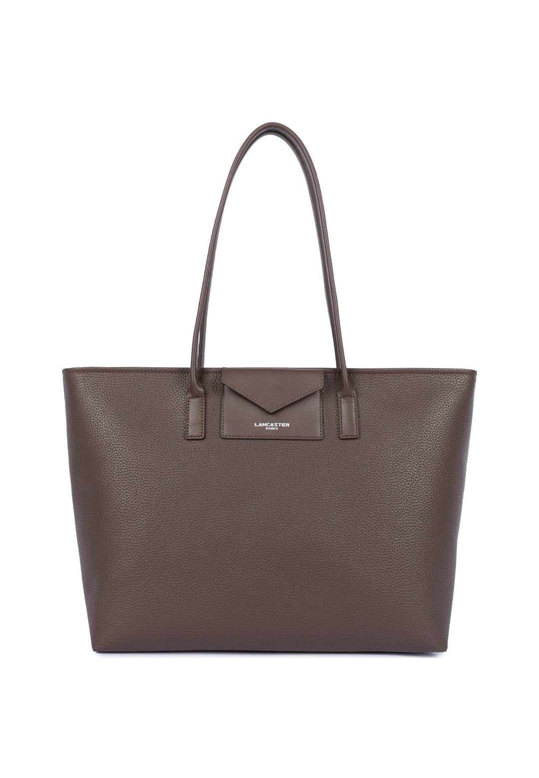Lancaster Sac cabas épaule Zippé Maya Double KBA Marron, vue de face