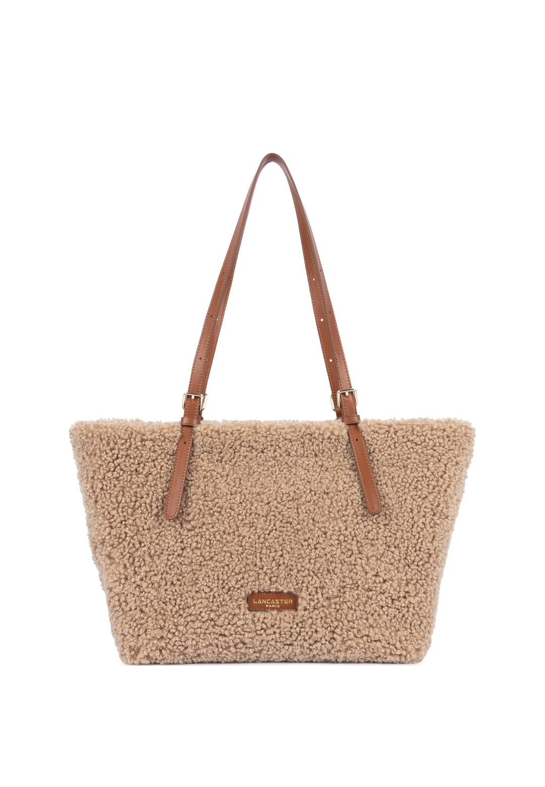 Lancaster Sac cabas épaule Zippé Moumoute Cognac, vue de face
