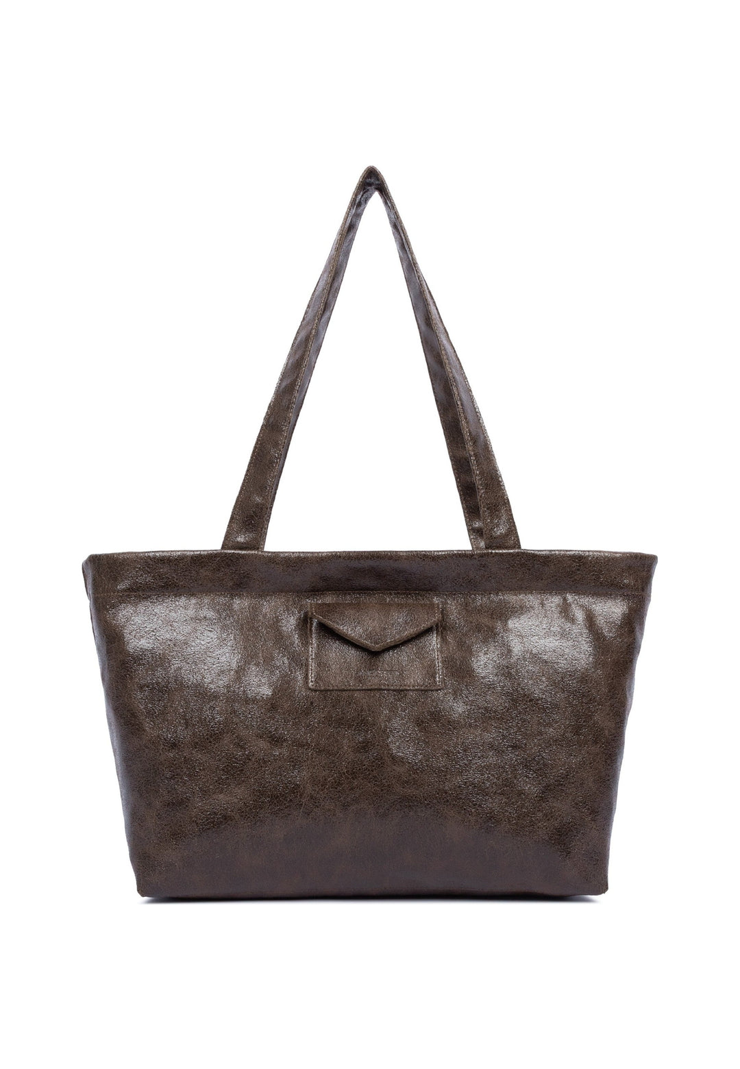 Lancaster Sac cabas épaule Zippé Rétro KBA Marron, vue de face