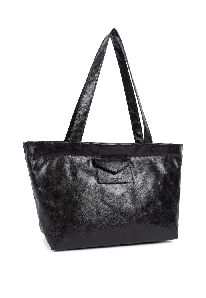 Lancaster Sac cabas épaule Zippé Rétro KBA Noir, vue de cote