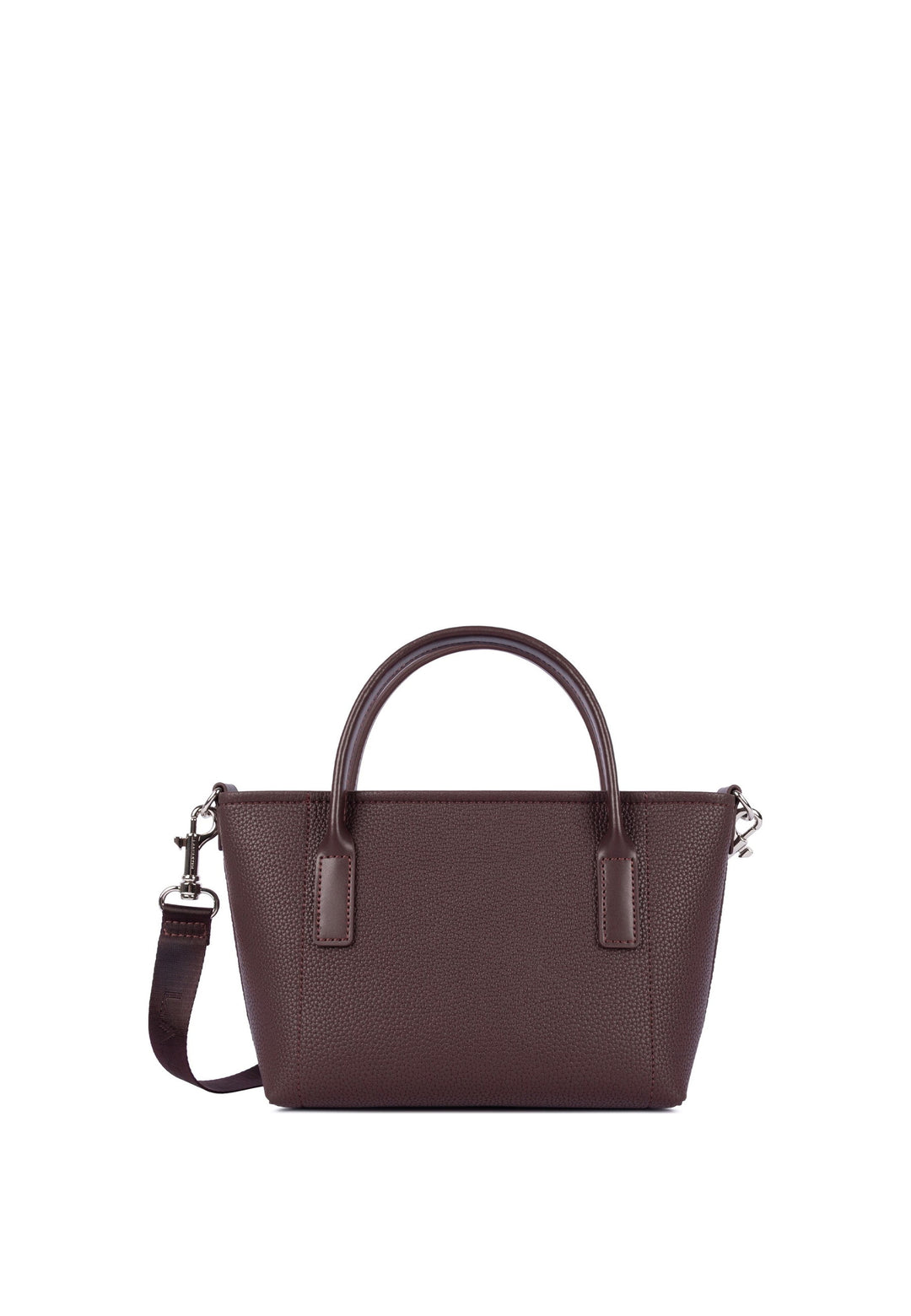 Lancaster Sac cabas main Zippé Maya Double KBA Bordeaux foncé, vue de dos