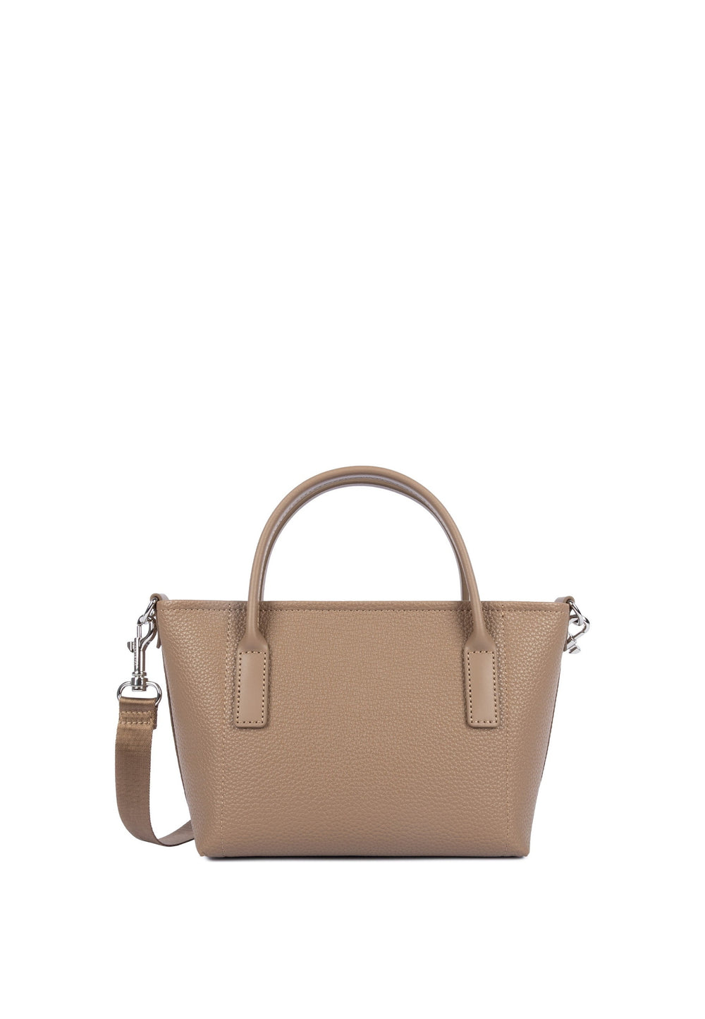 Lancaster Sac cabas main Zippé Maya Double KBA Praline, vue de dos