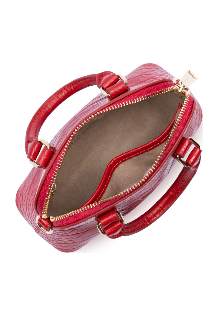 Lancaster Sac demi lune Zippé S Exo Rouge — vue interieure