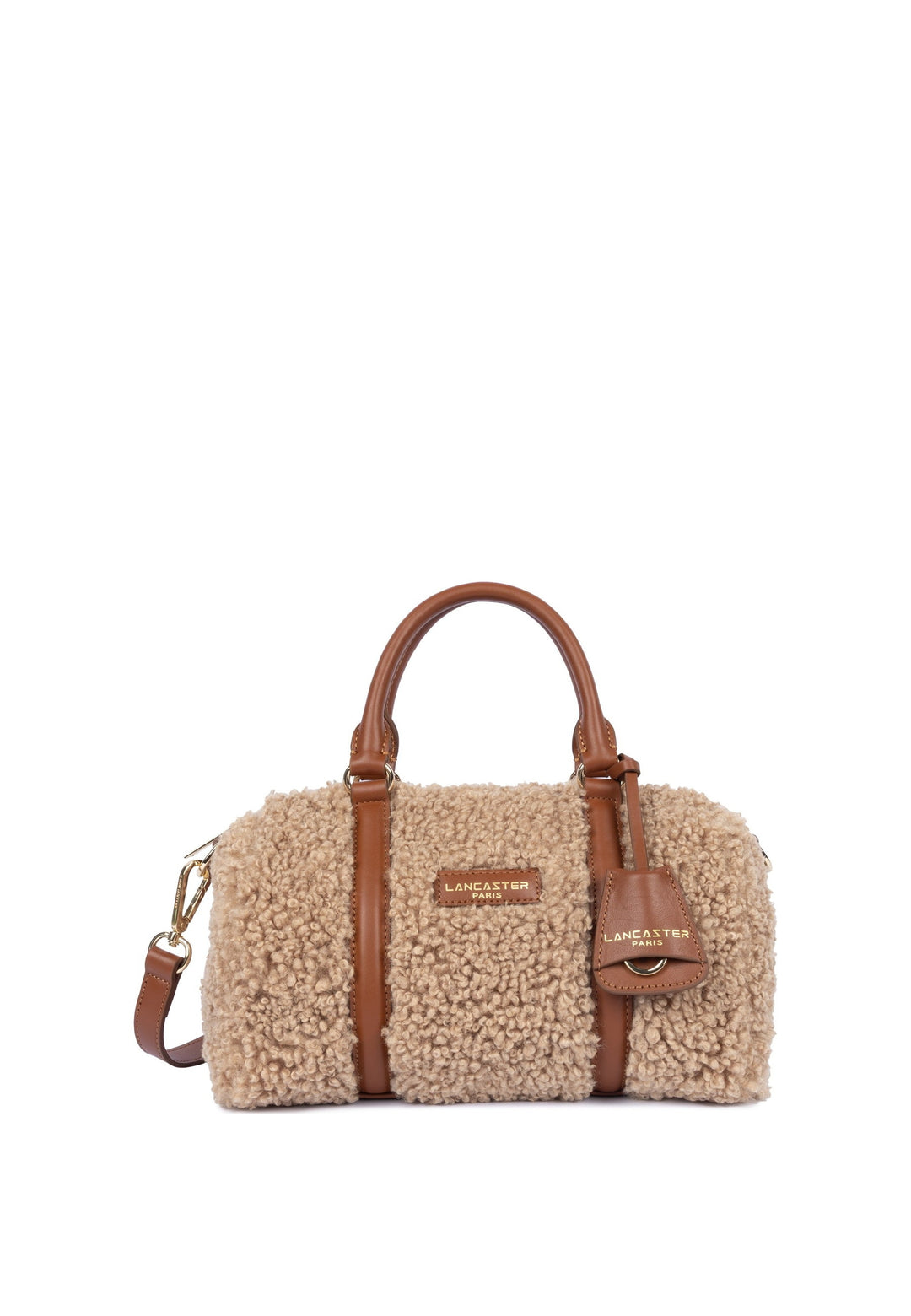 Lancaster Sac polochon Zippé M Moumoute Cognac, vue de face