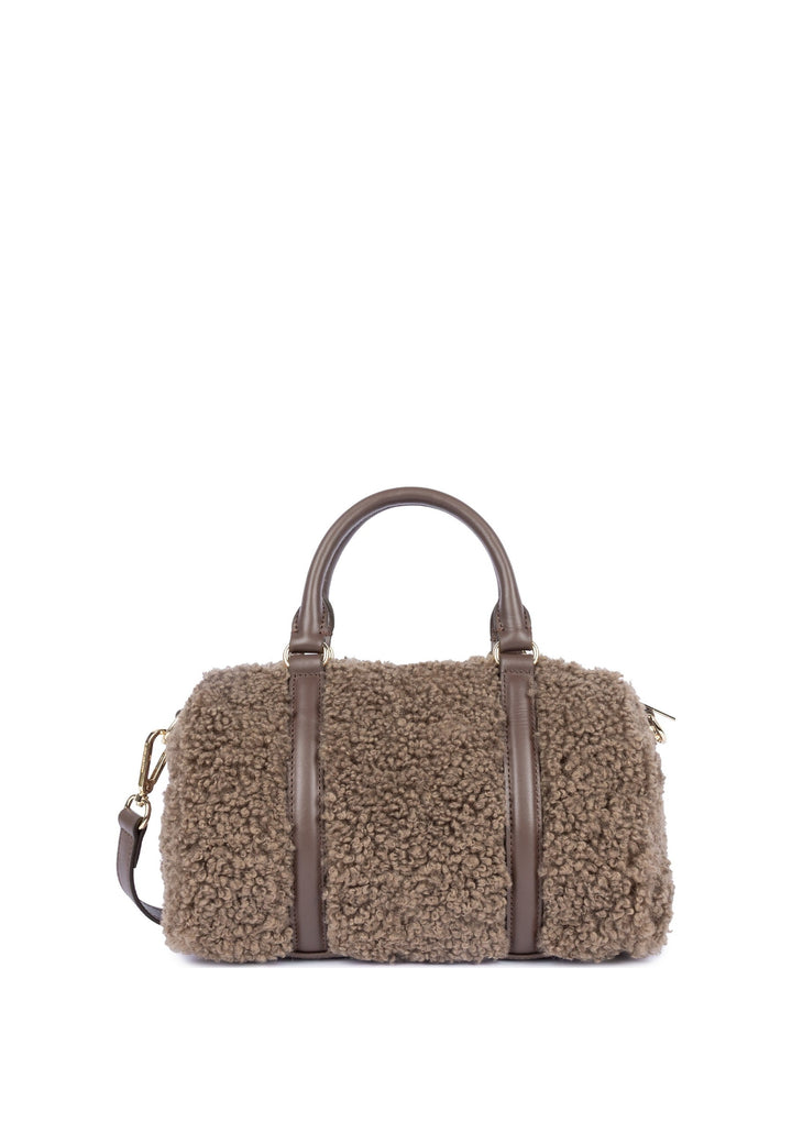 Lancaster Sac polochon Zippé M Moumoute Marron, vue de dos