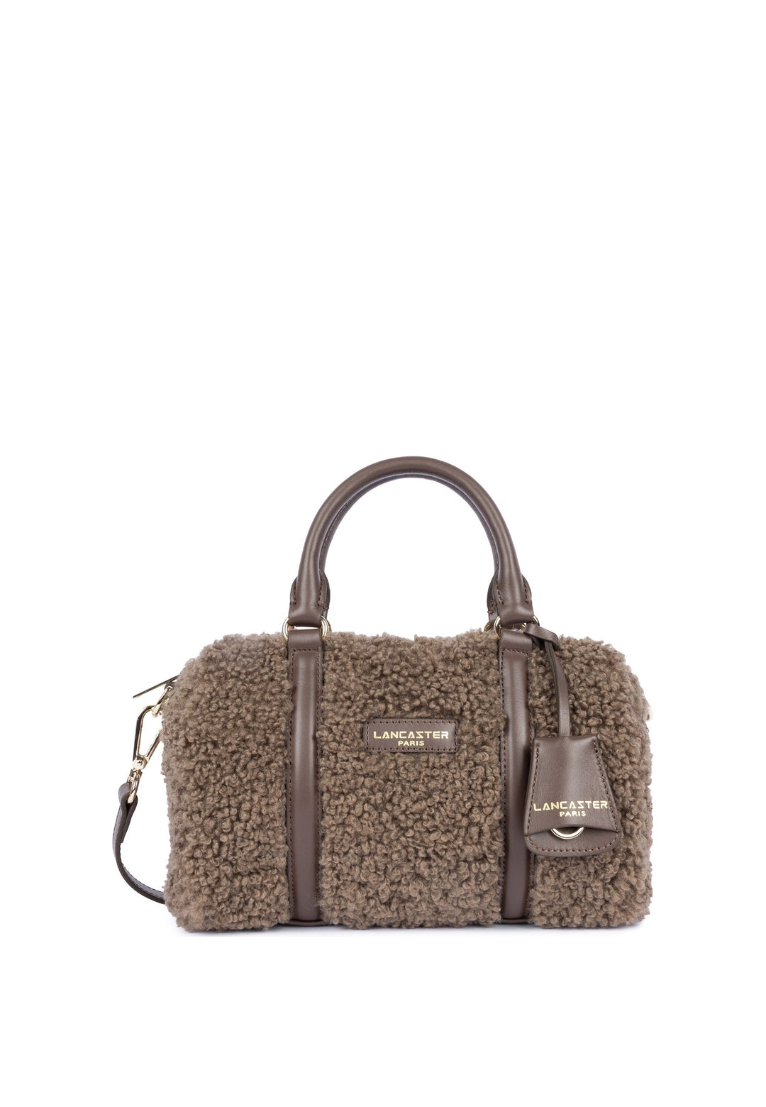 Lancaster Sac polochon Zippé M Moumoute Marron, vue de face