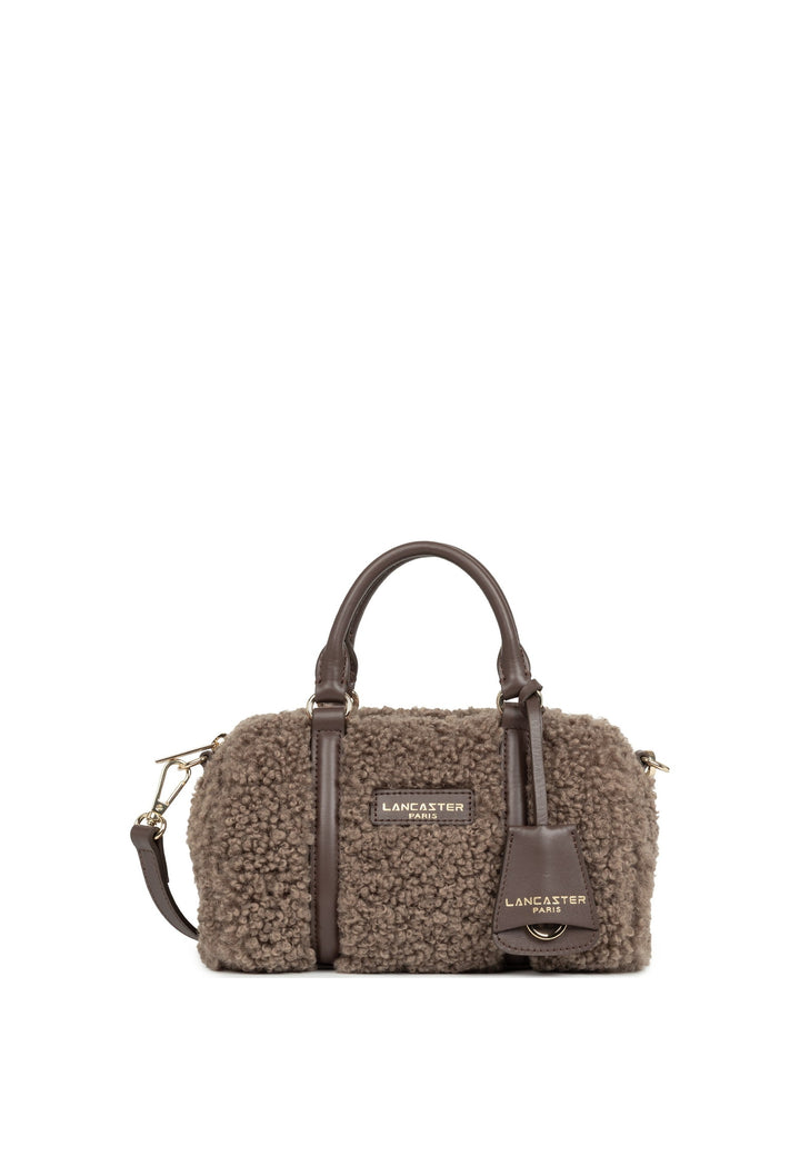 Lancaster Sac polochon Zippé S Moumoute Marron, vue de face