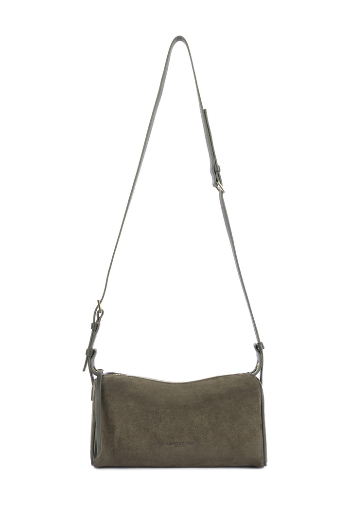 Lancaster Sac rectangle Zippé M Suède Kaki — vue complementaire