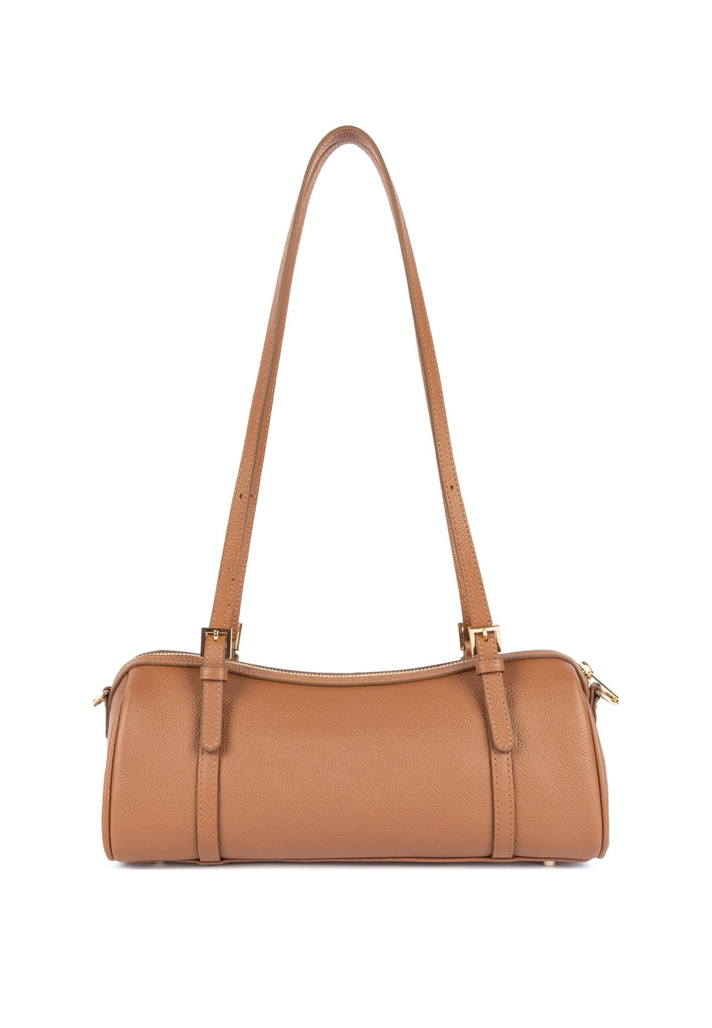 Lancaster Sac rectangle Zippé Milano Ana Camel — vue de dos