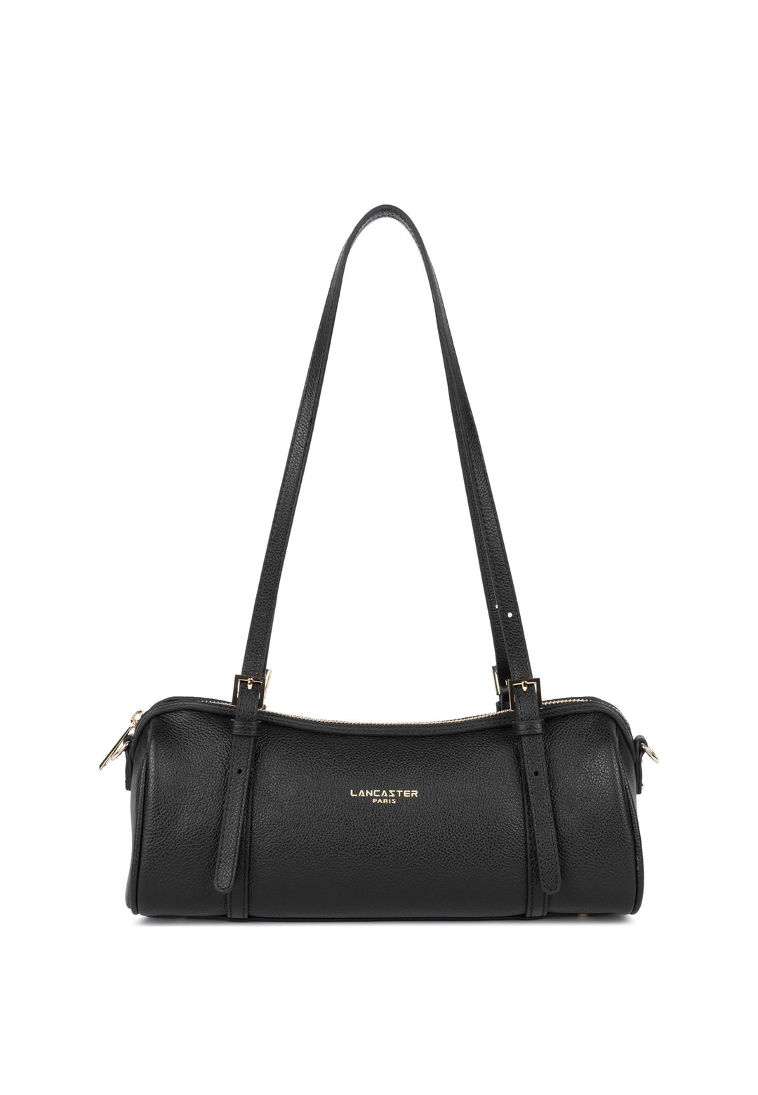 Lancaster Sac rectangle Zippé Milano Ana Noir — vue de face