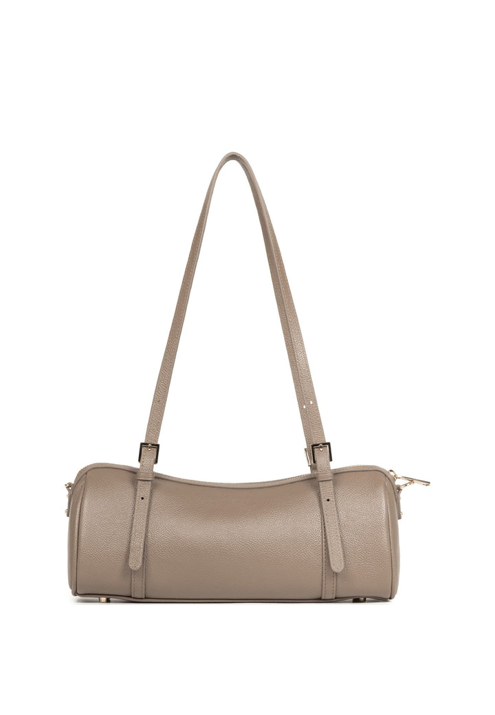 Lancaster Sac rectangle Zippé Milano Ana Sable foncé — vue de dos
